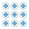 16" 9 Diamond Paper Target