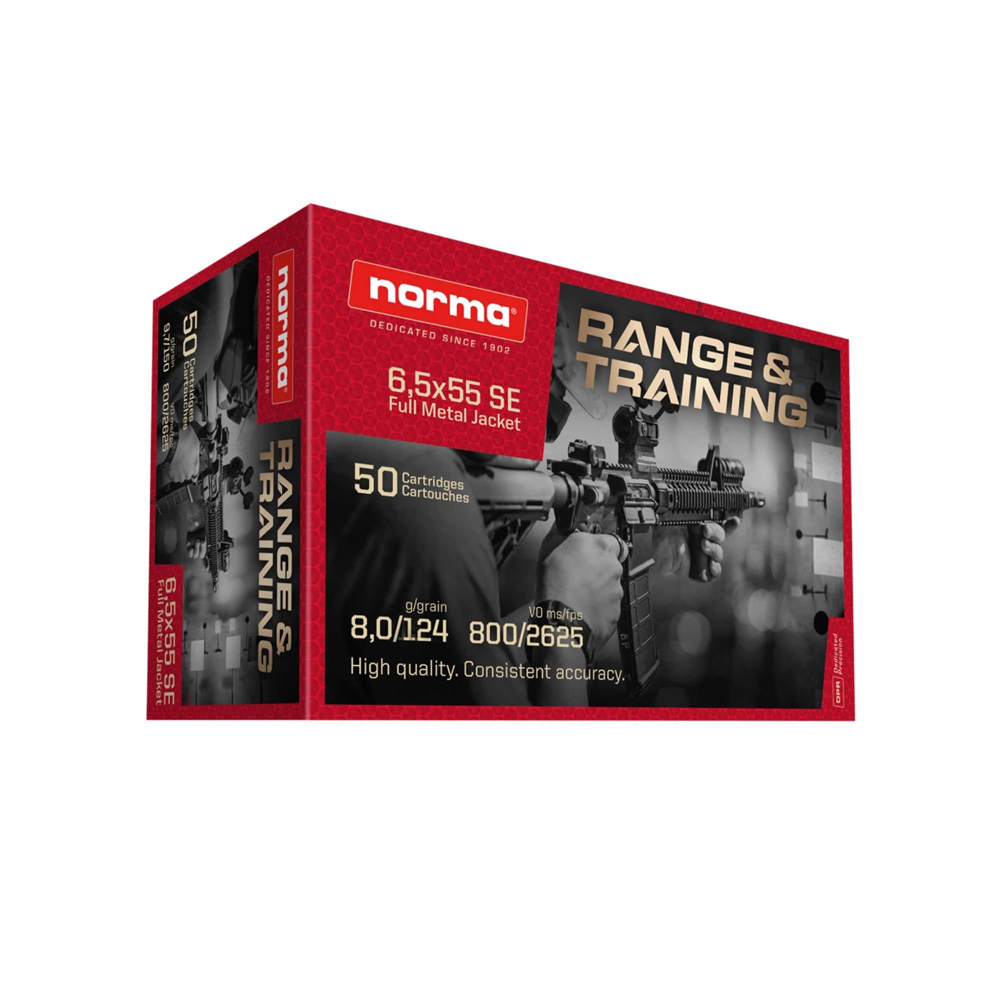 6.5X55 124gr Range And Training FMJ