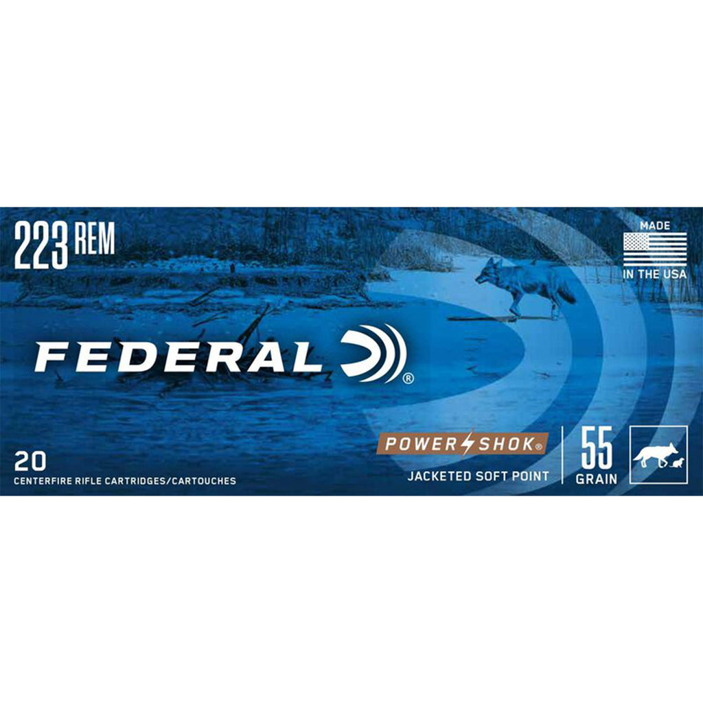 223 Rem 55gr SP Power-Shok