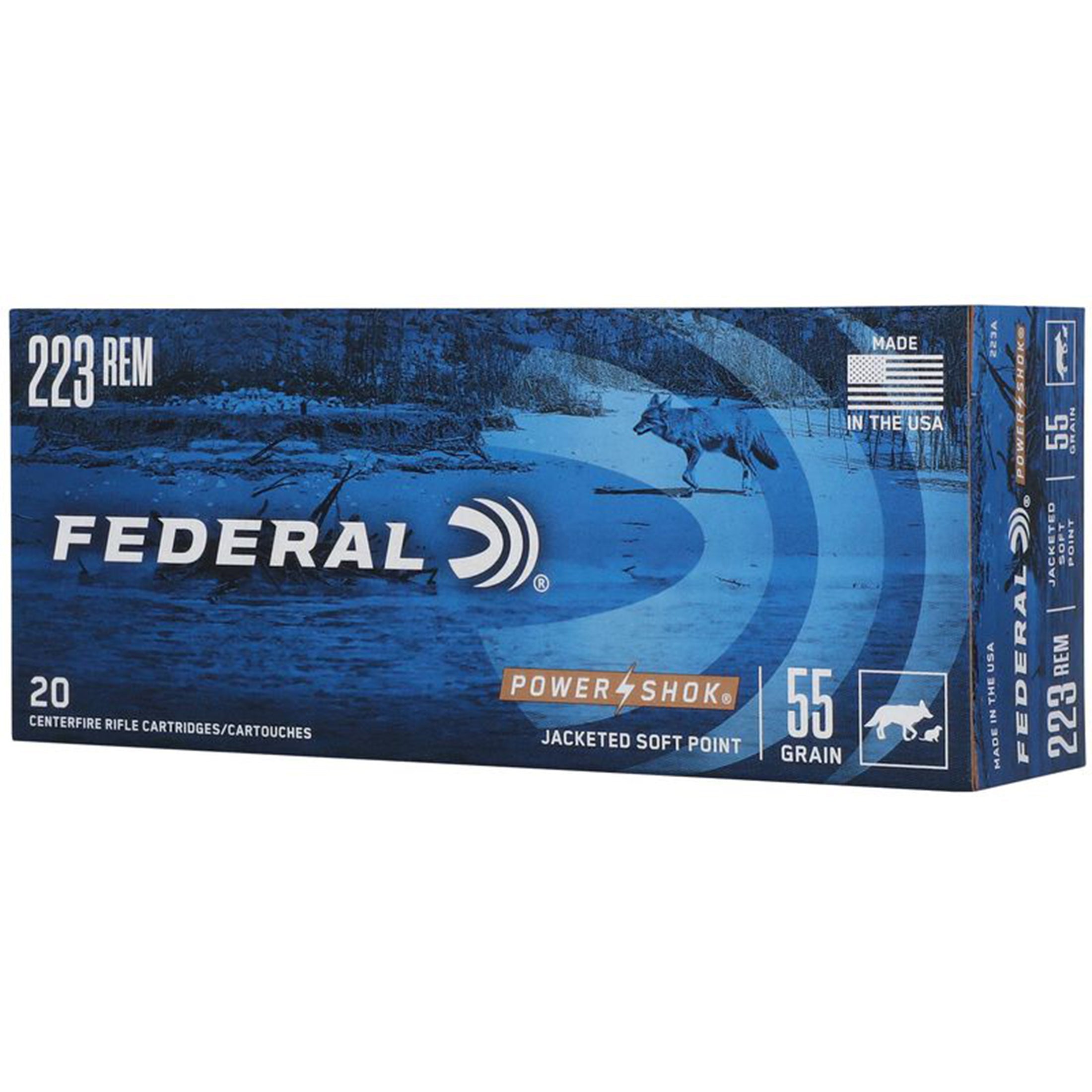 223 Rem 55gr SP Power-Shok