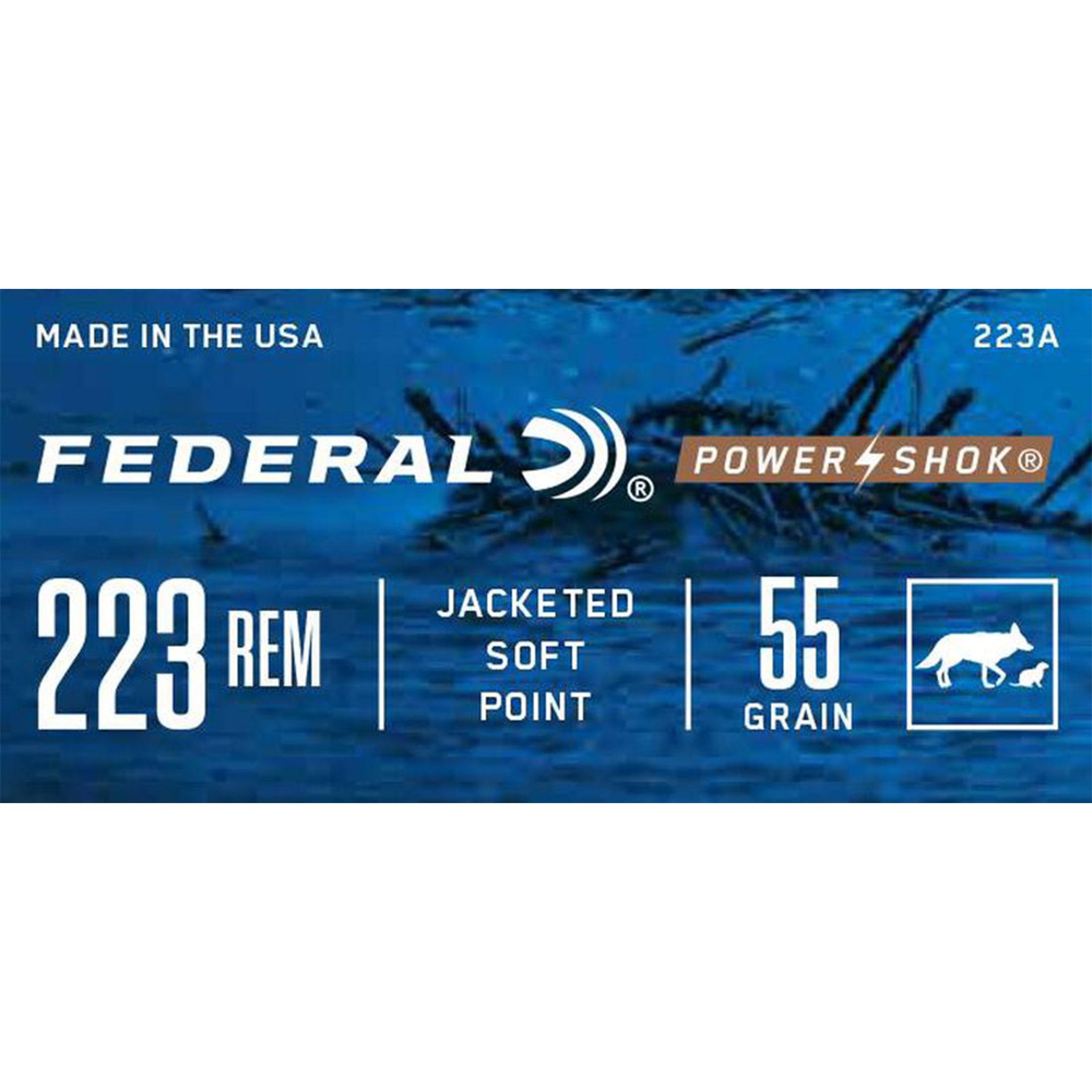 223 Rem 55gr SP Power-Shok