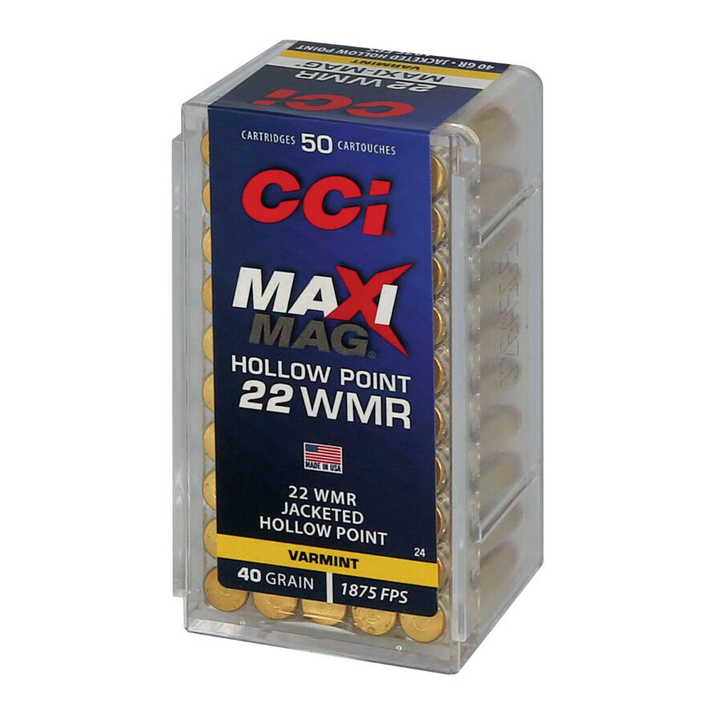 22 WMR Maxi Mag 40gr JHP 1875fps