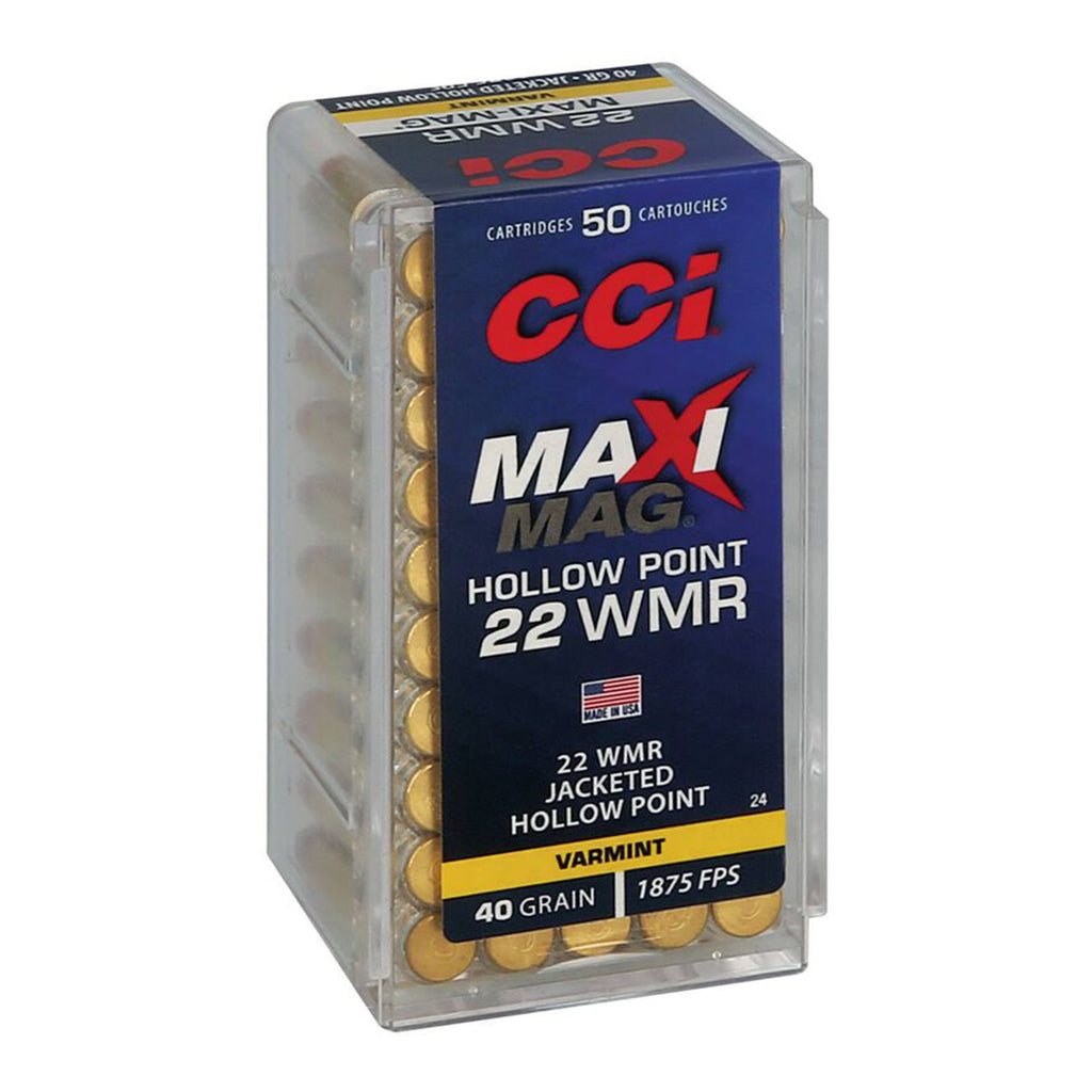 22 WMR Maxi Mag 40gr JHP 1875fps