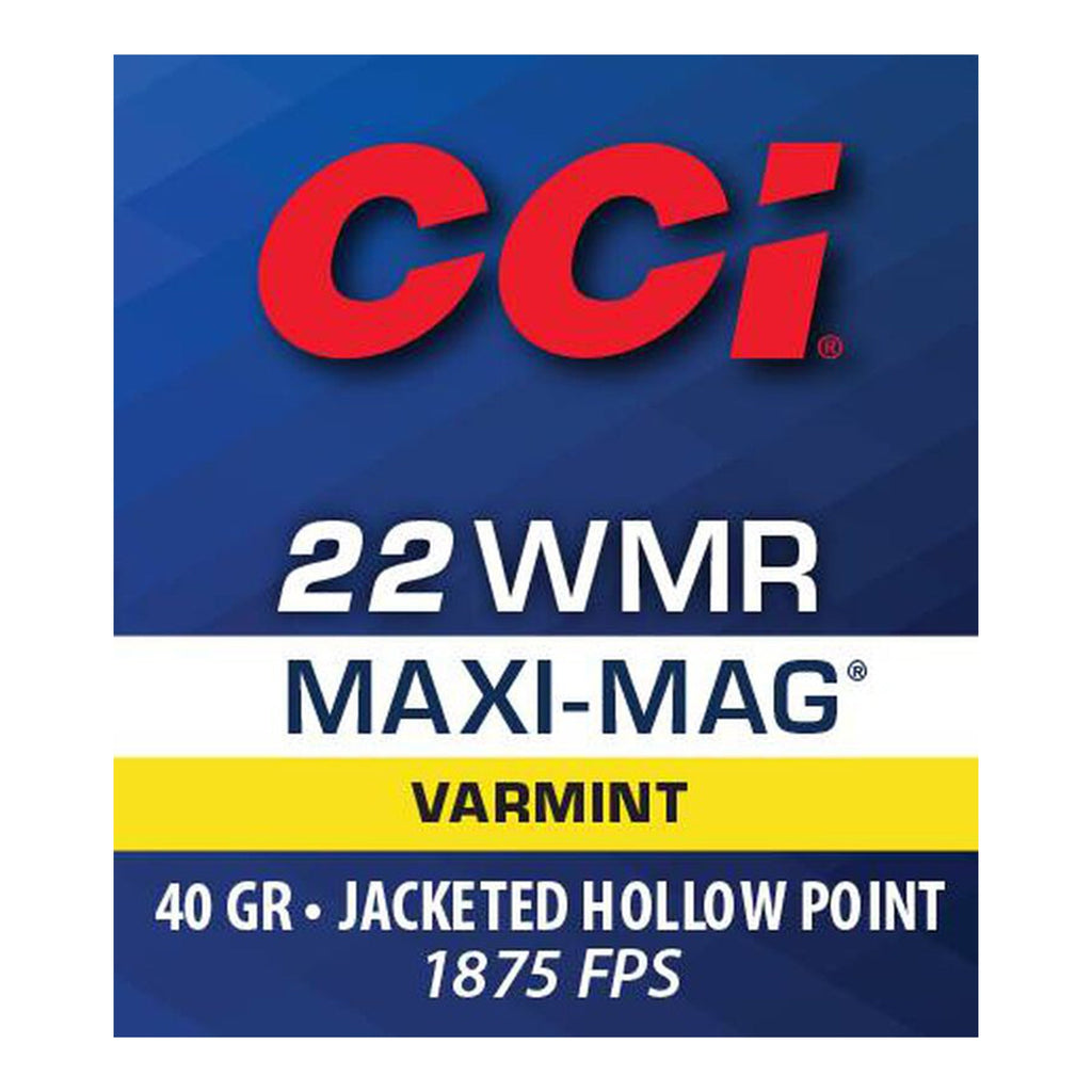 22 WMR Maxi Mag 40gr JHP 1875fps