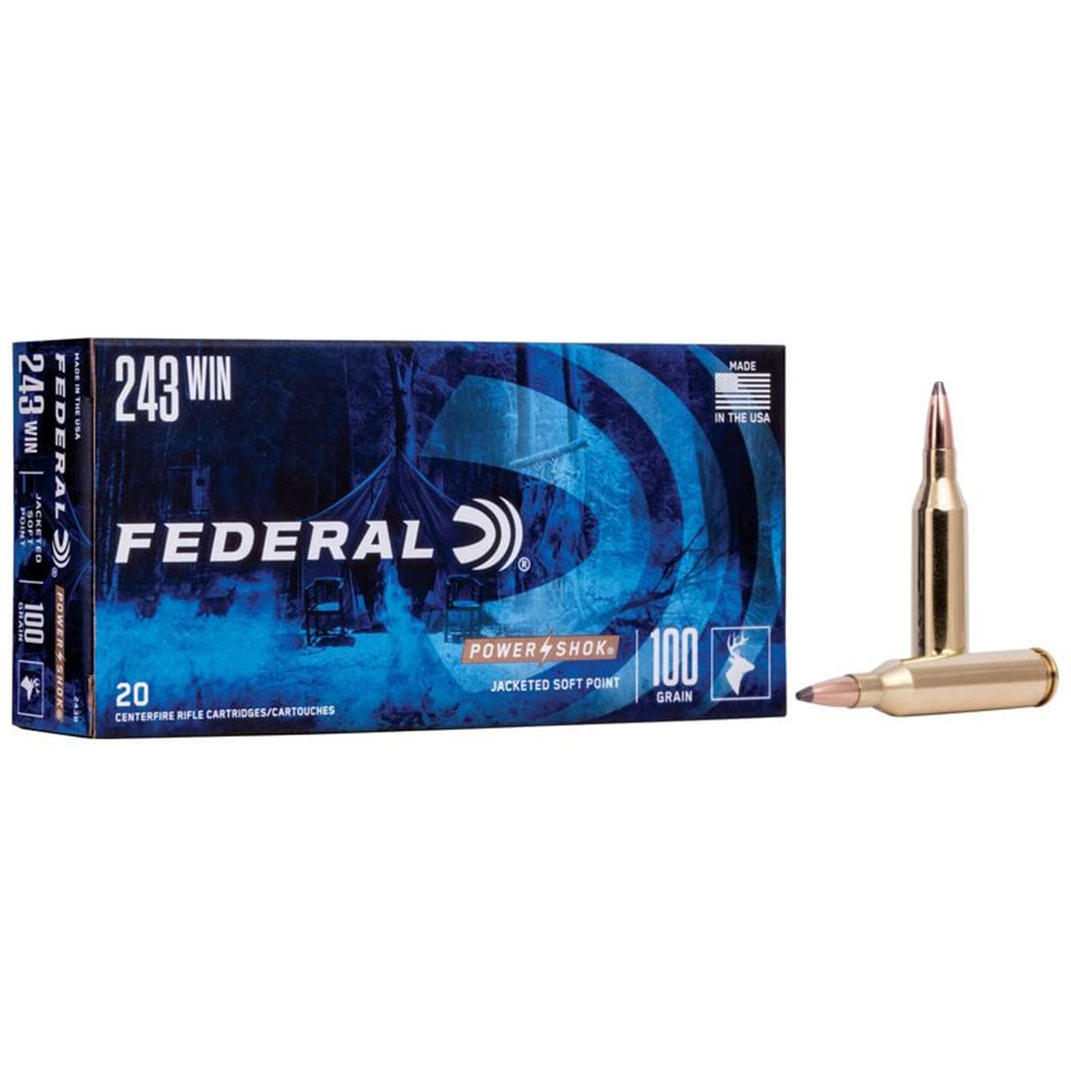 243 Win 100gr SP Power-Shok