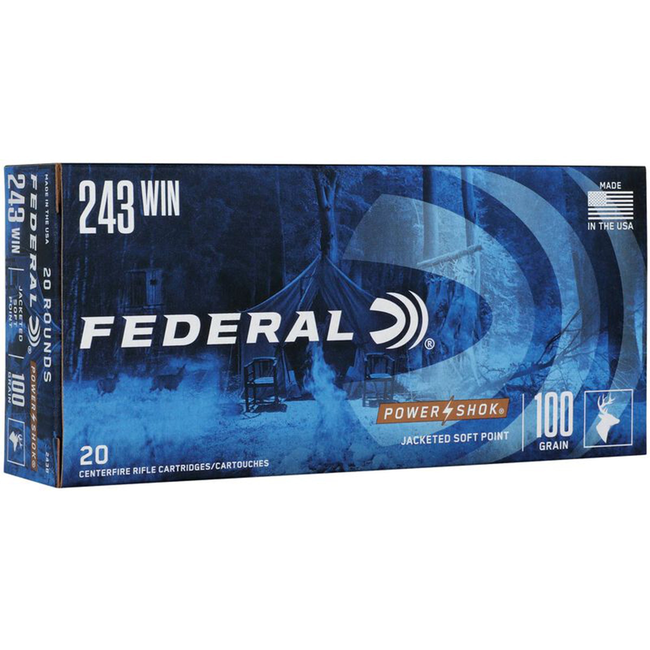 243 Win 100gr SP Power-Shok
