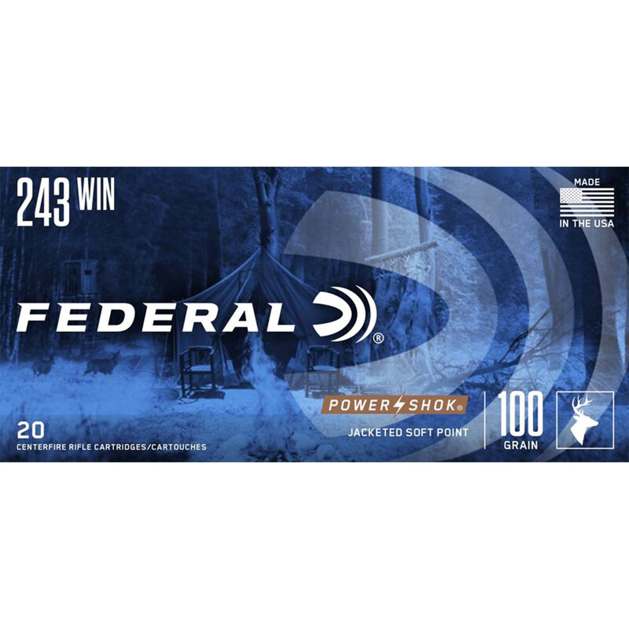243 Win 100gr SP Power-Shok