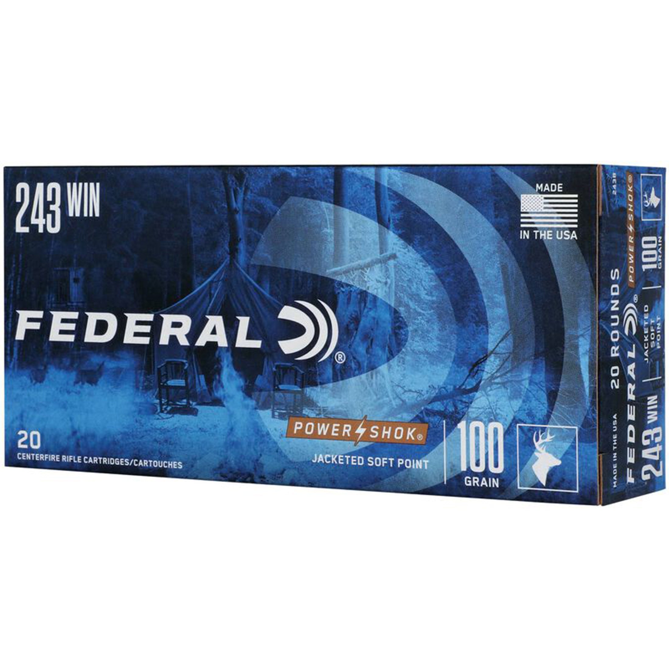 243 Win 100gr SP Power-Shok