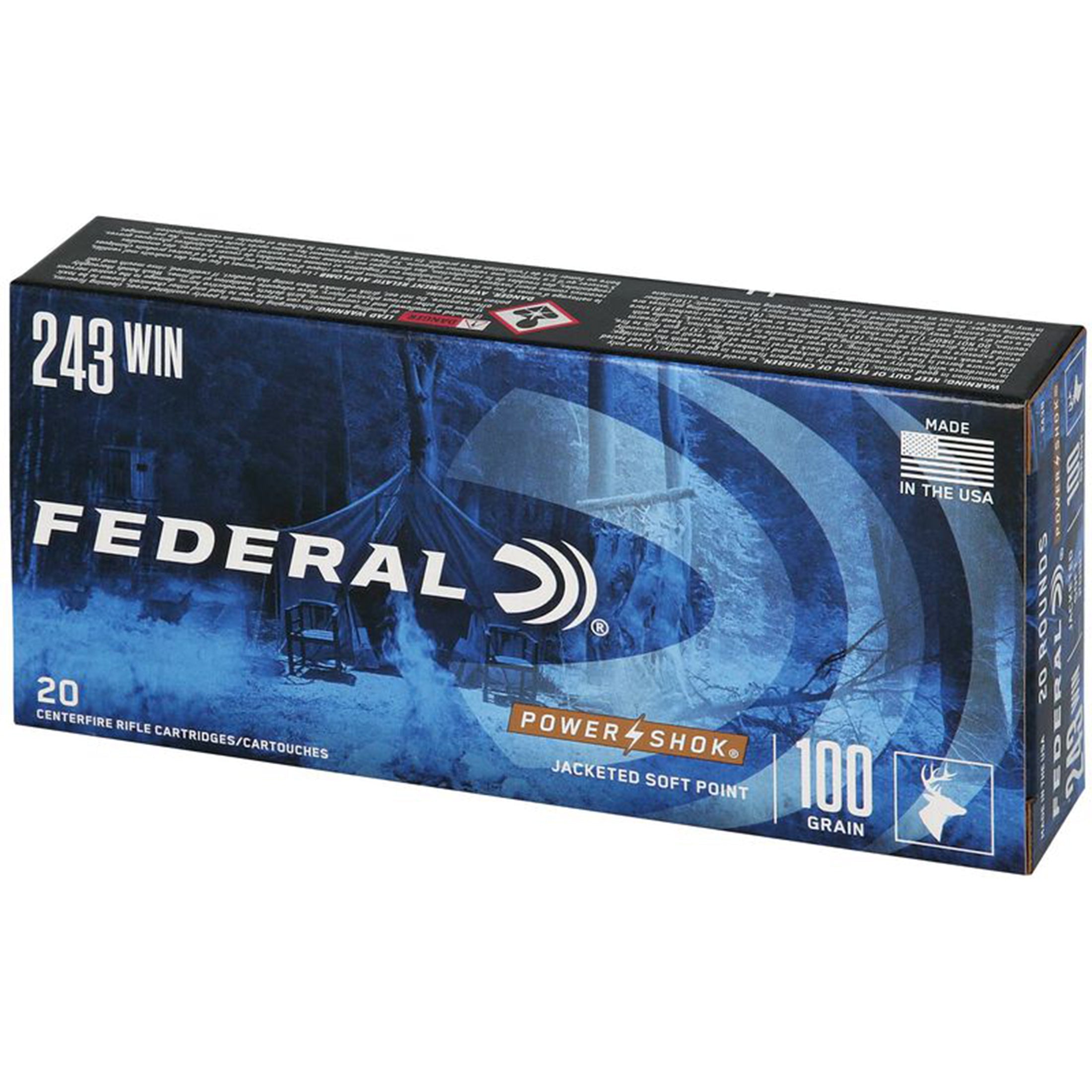 243 Win 100gr SP Power-Shok