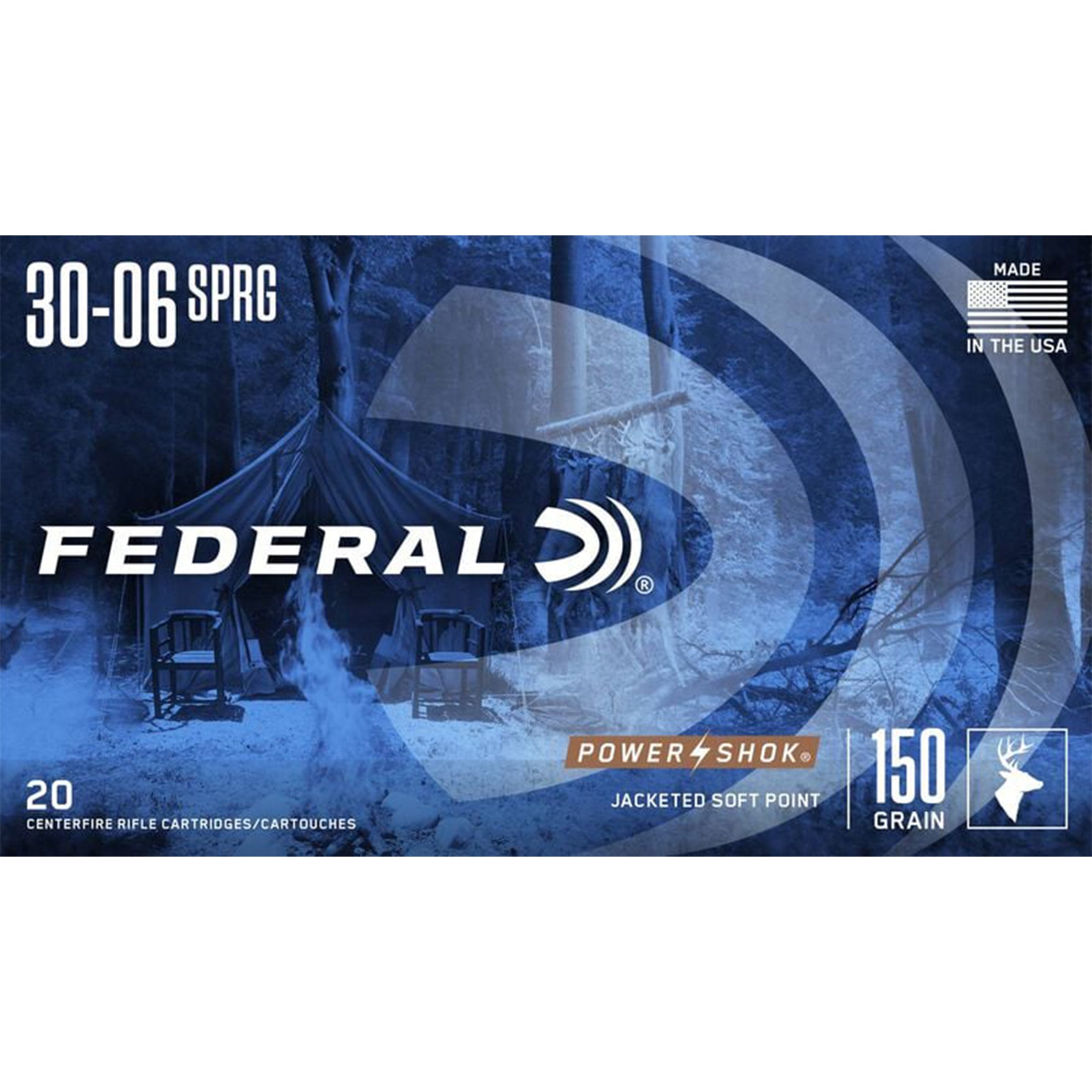 30-06 SPr 150gr SP Power-Shok