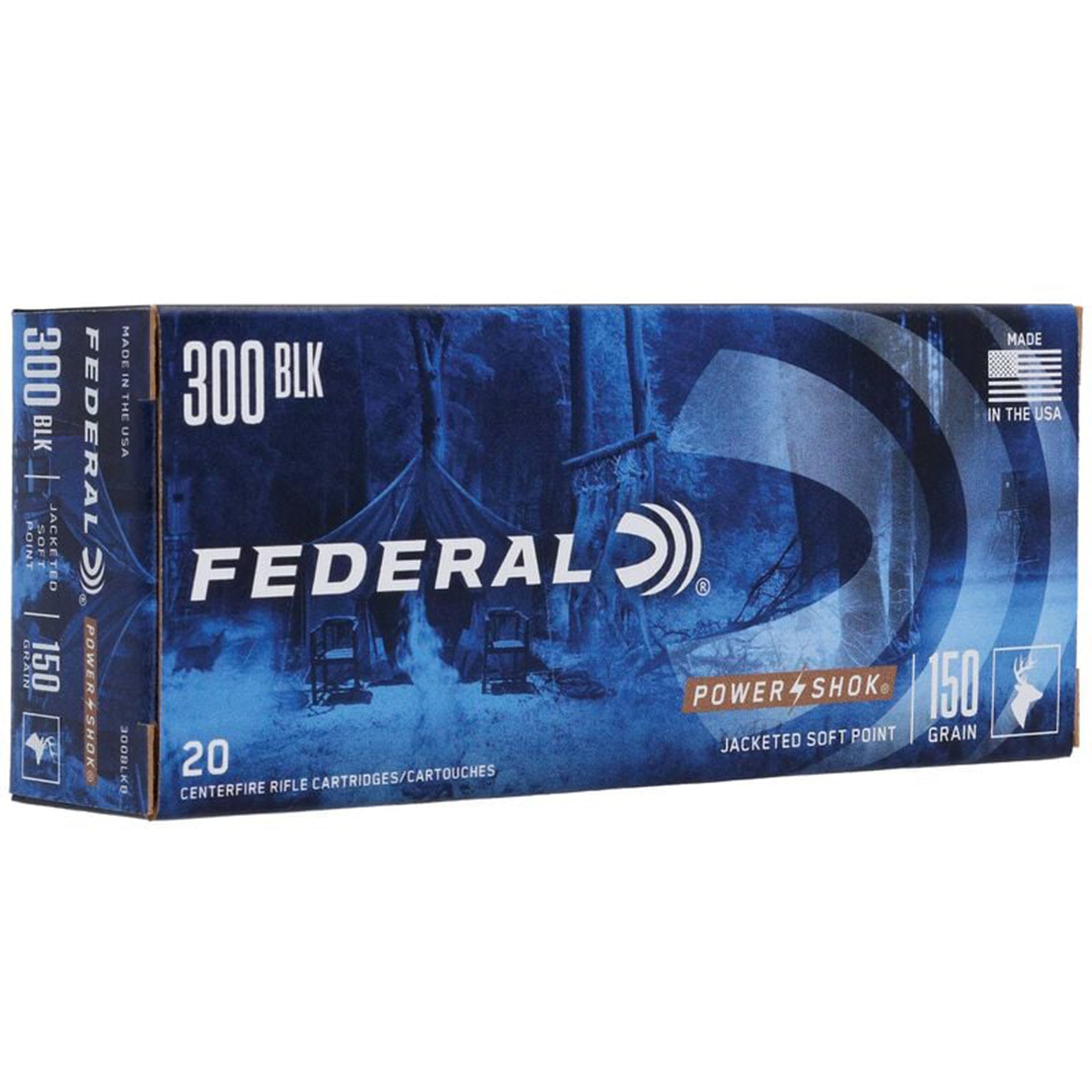 300AAC Blackout 150gr SP Power-Shok