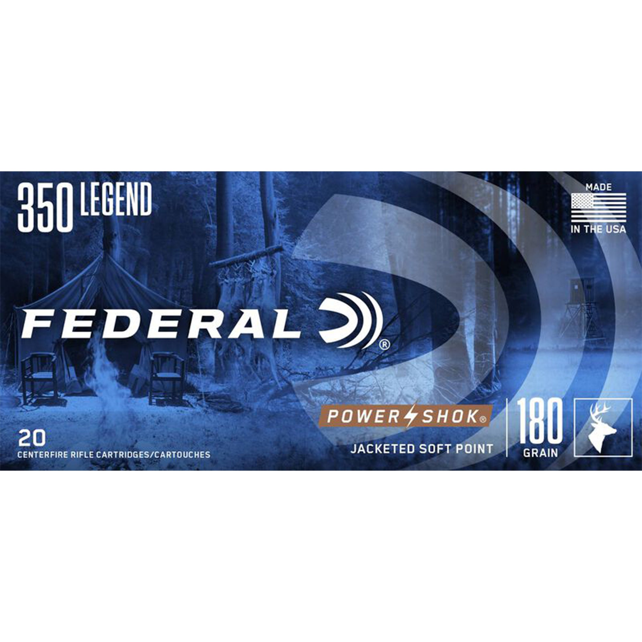 350 Legend 180gr SP Power-Shok
