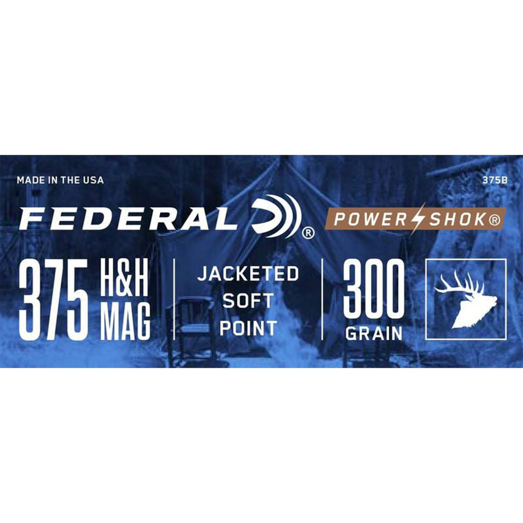 375 H&H 300gr SP Power-Shok