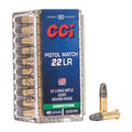 22LR Pistol Match 40gr LRN