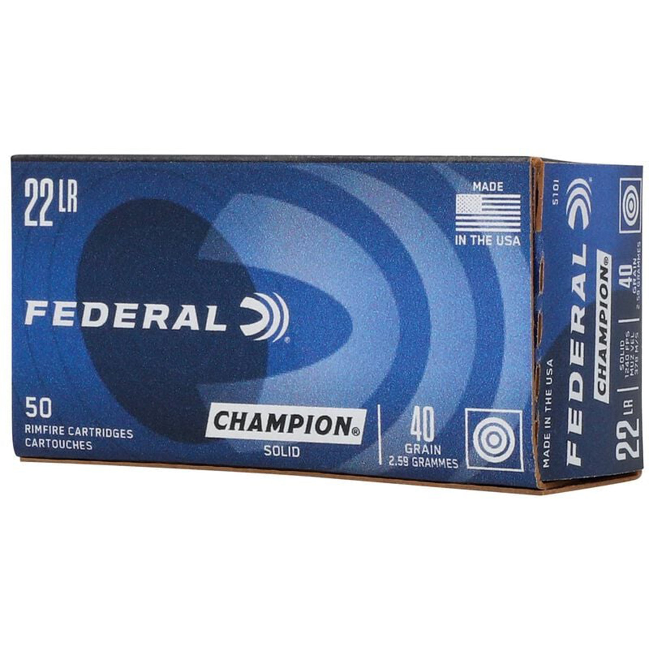 22LR 40gr Solid HV Champion
