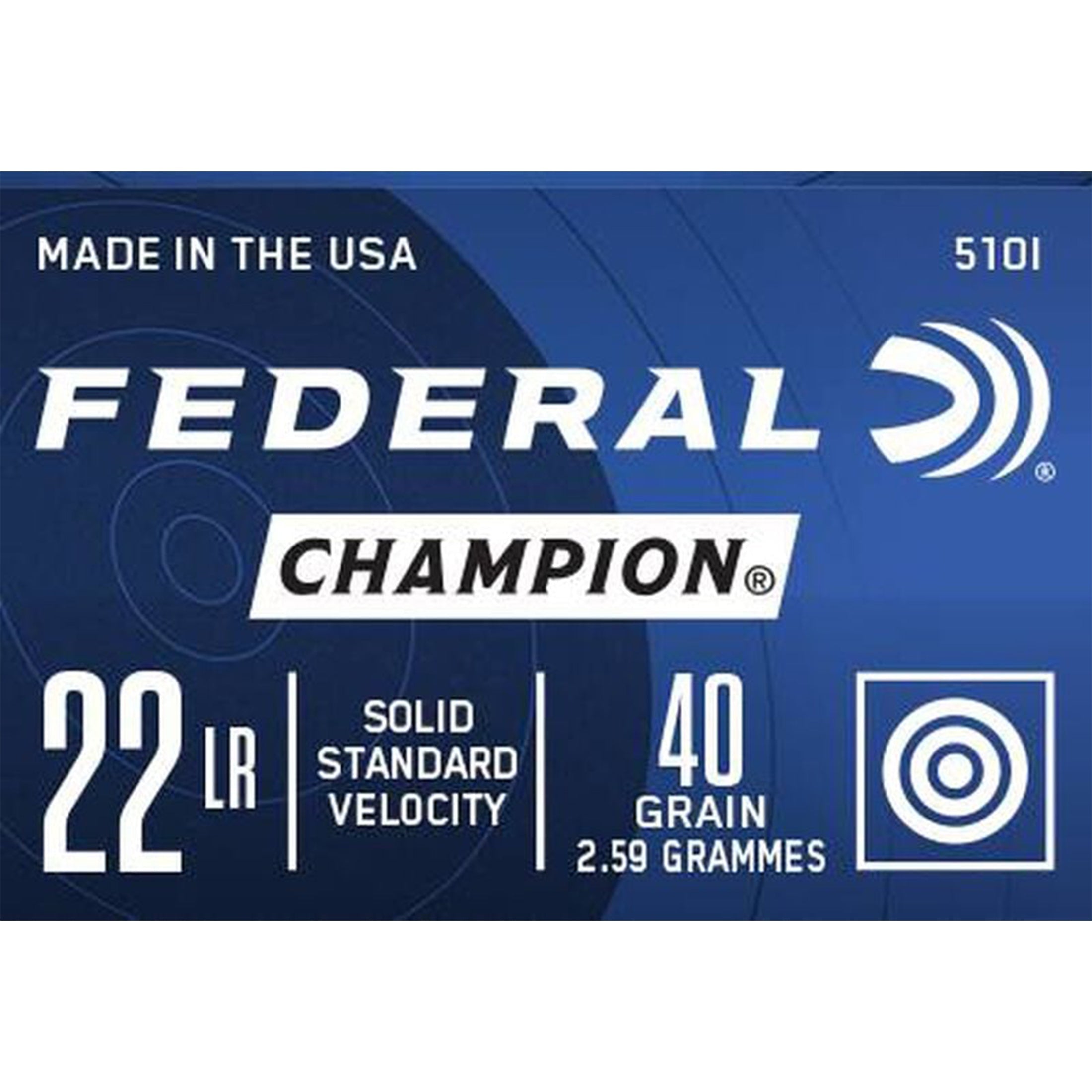 22LR 40gr Solid HV Champion