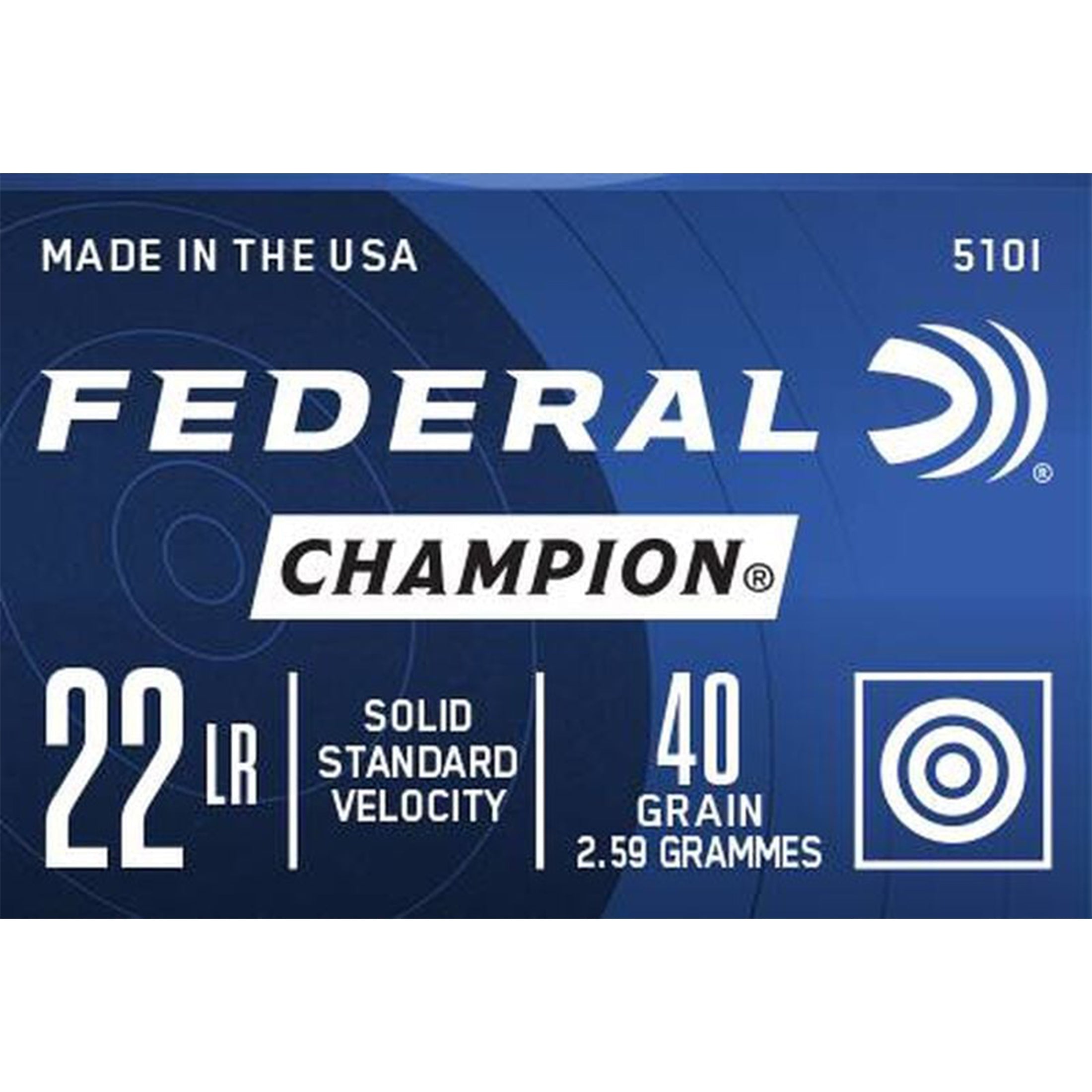 22LR 40gr Solid HV Champion