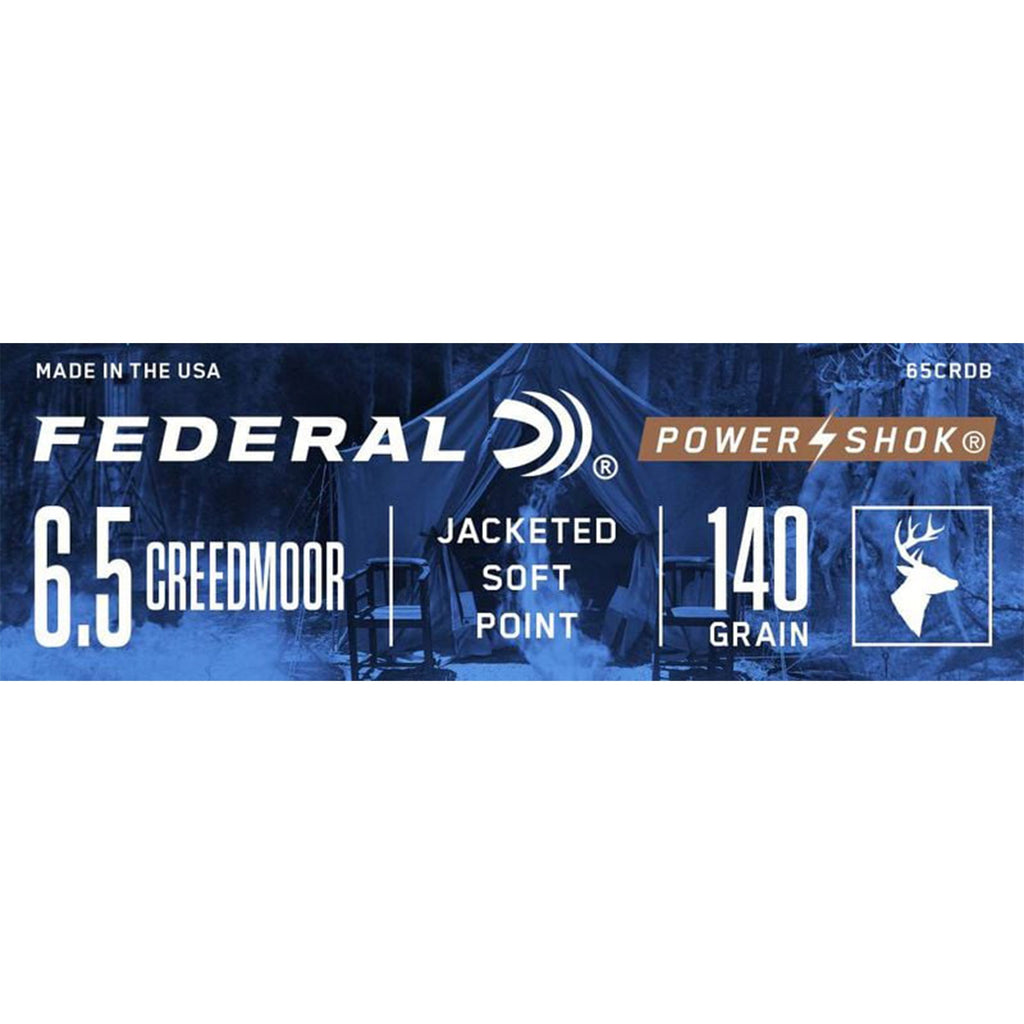 6.5 Creedmoor 140gr SP Powershok