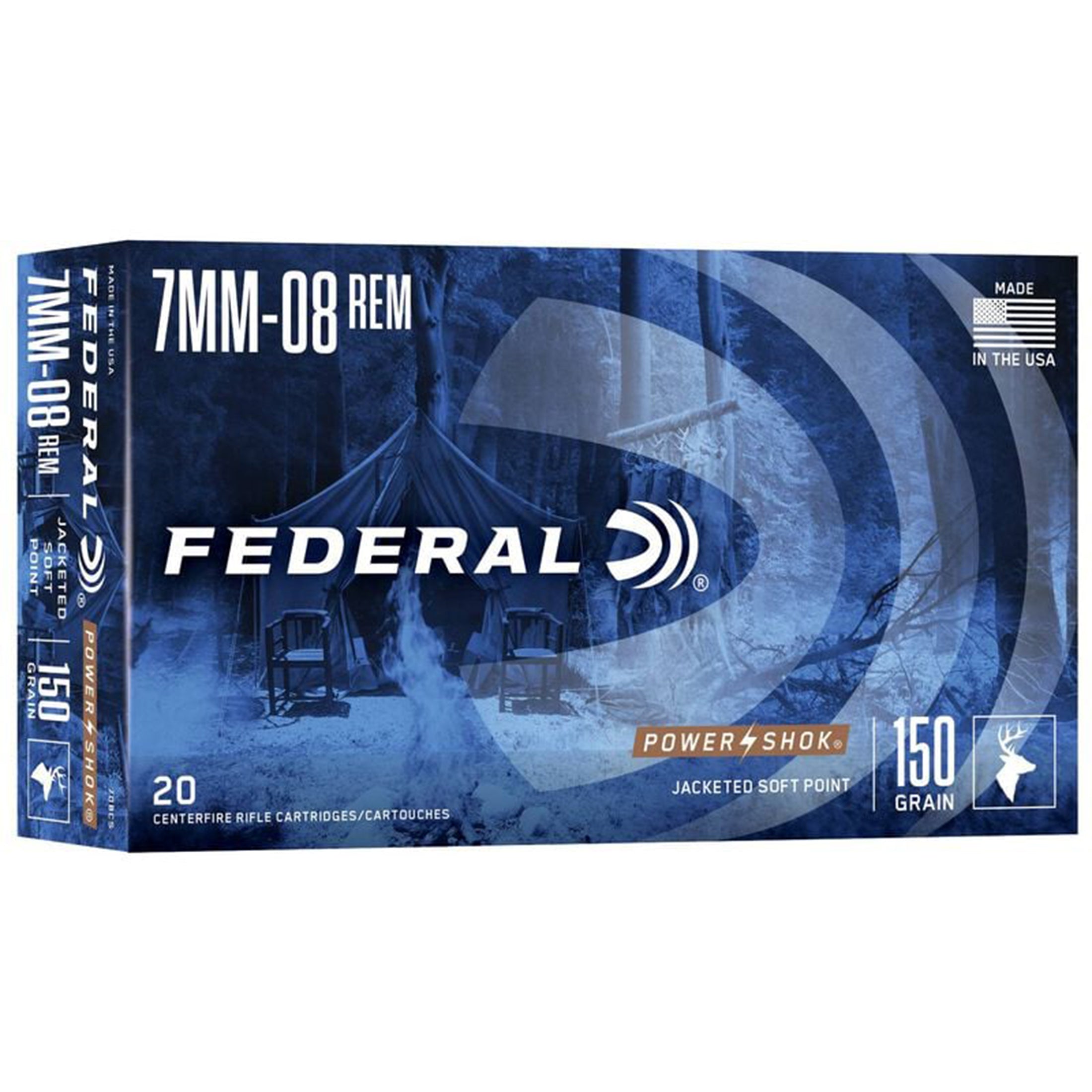 7mm-08 Rem 150gr SP Power-Shok
