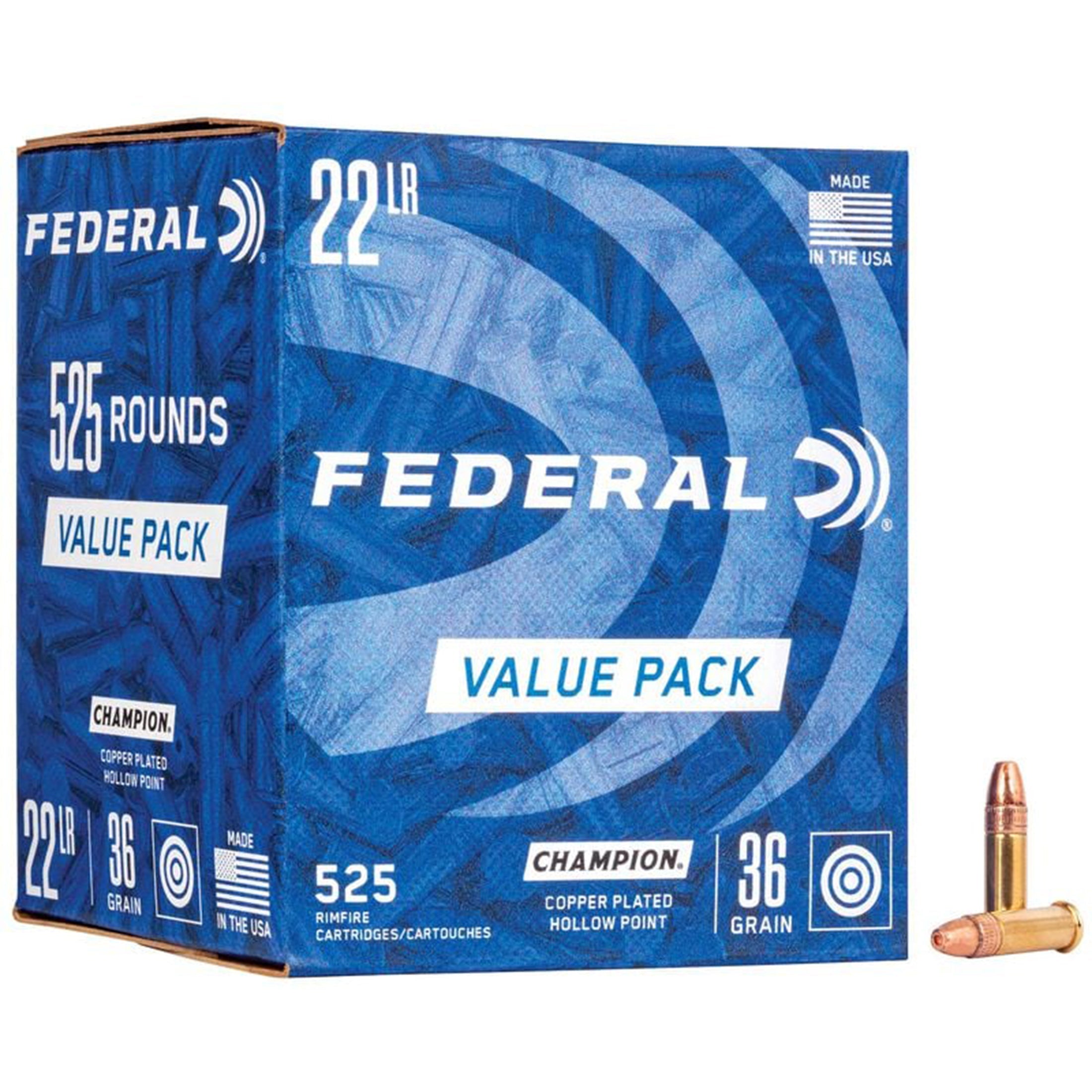 22LR 36gr HP HV Champion