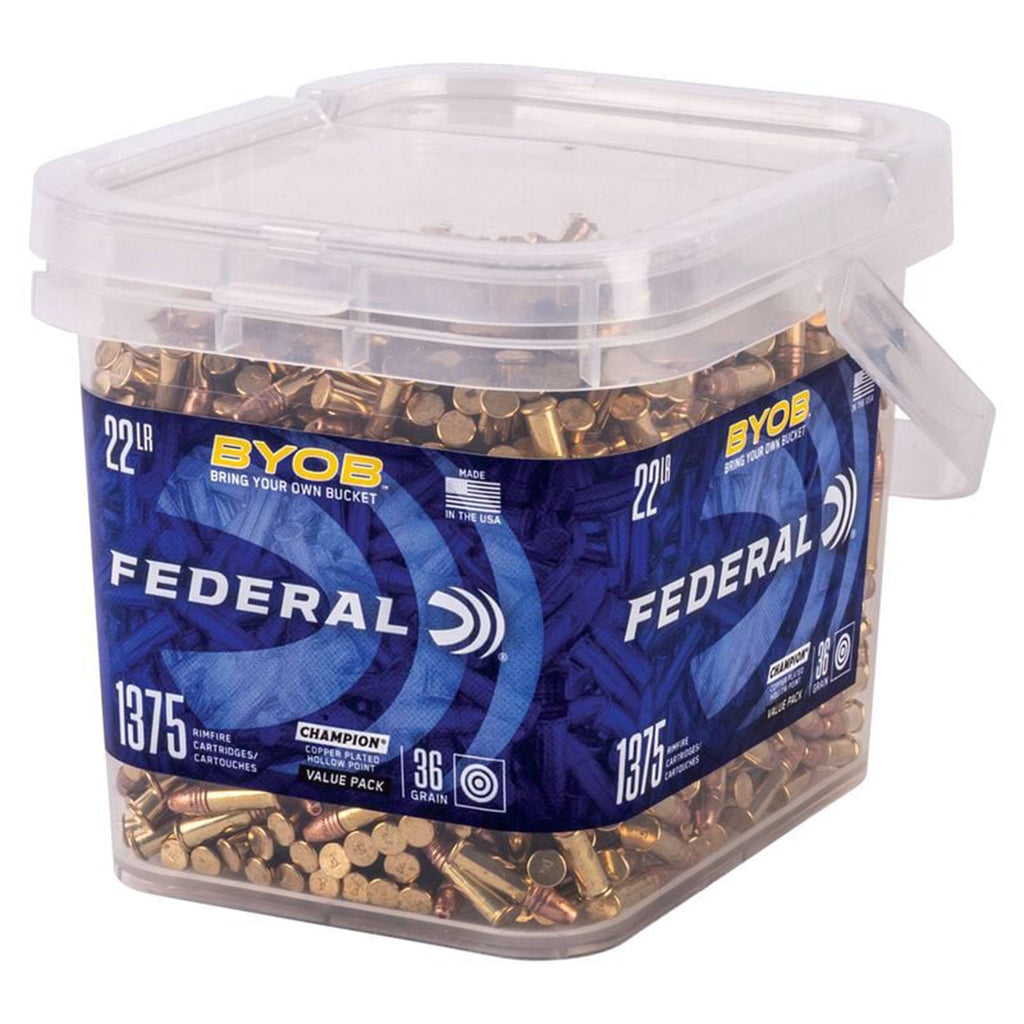22LR 36gr HP HV Bucket