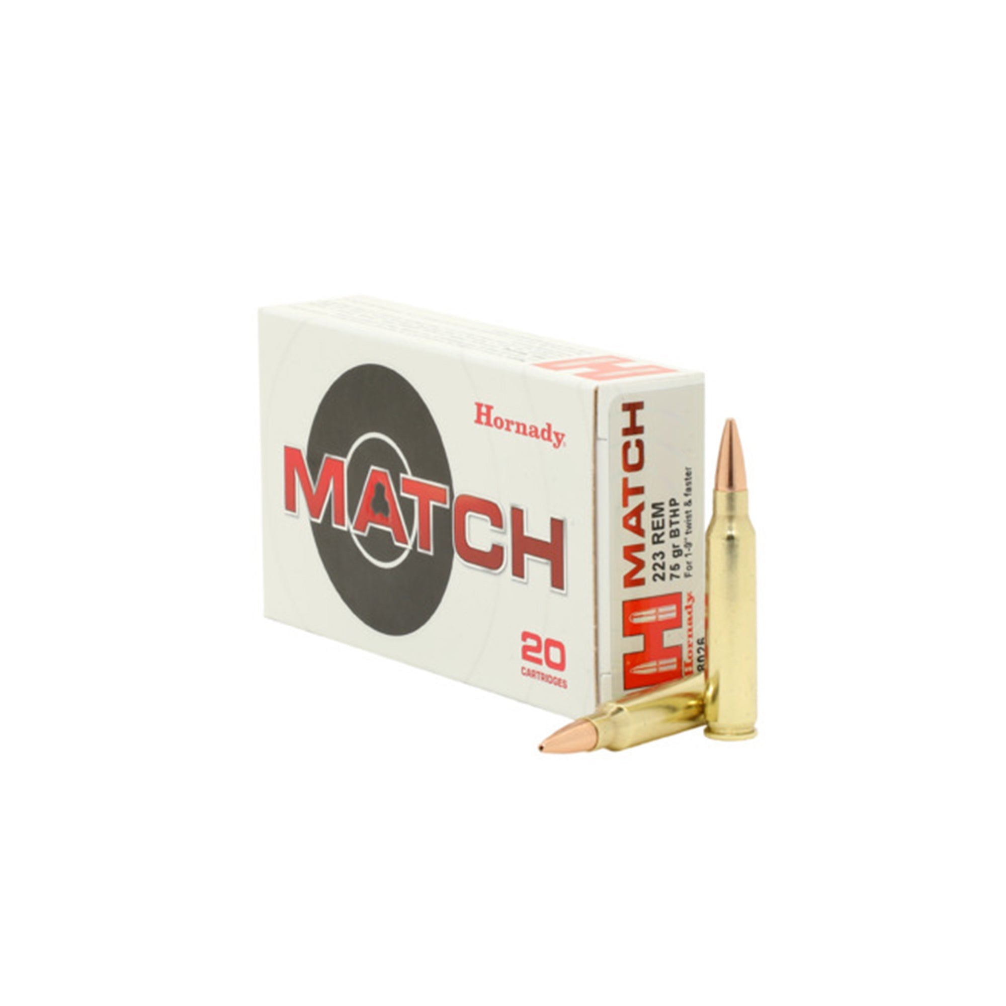 223 Rem 75gr BTHP Match