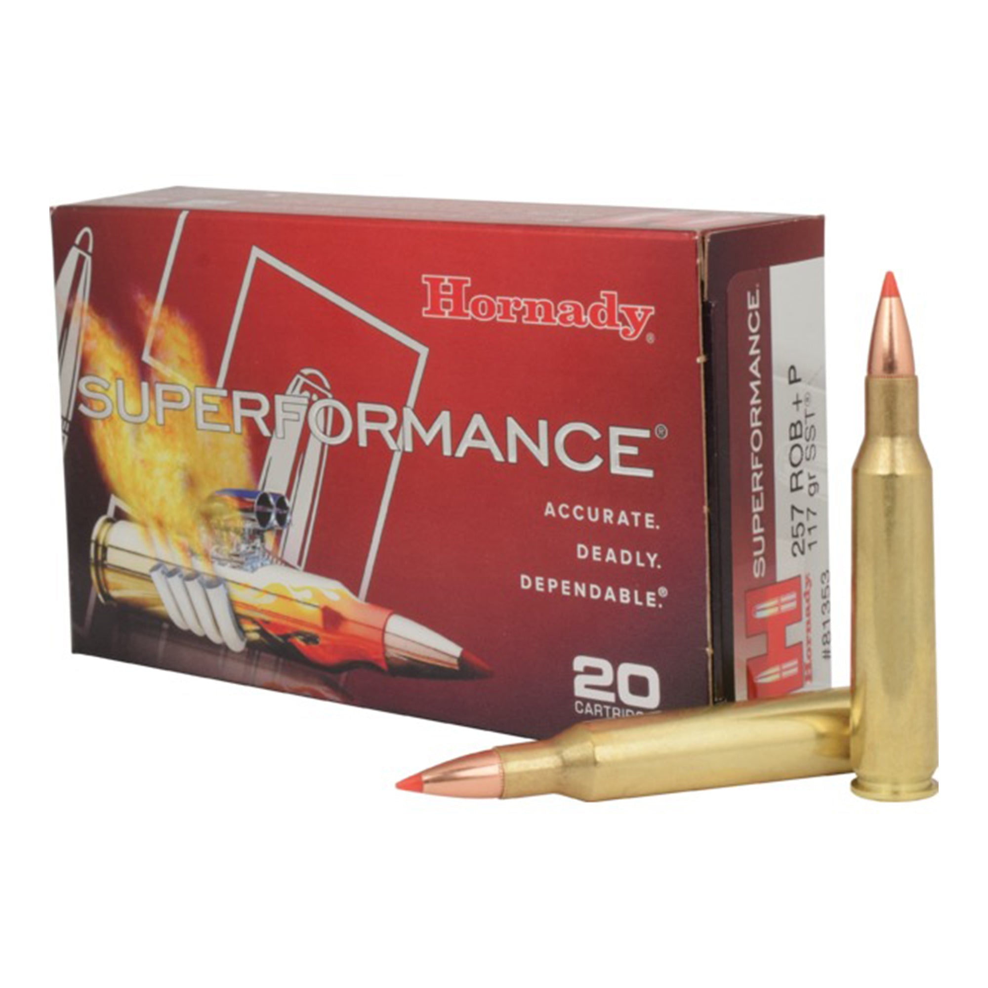 257 Roberts +P 117gr SST SPF