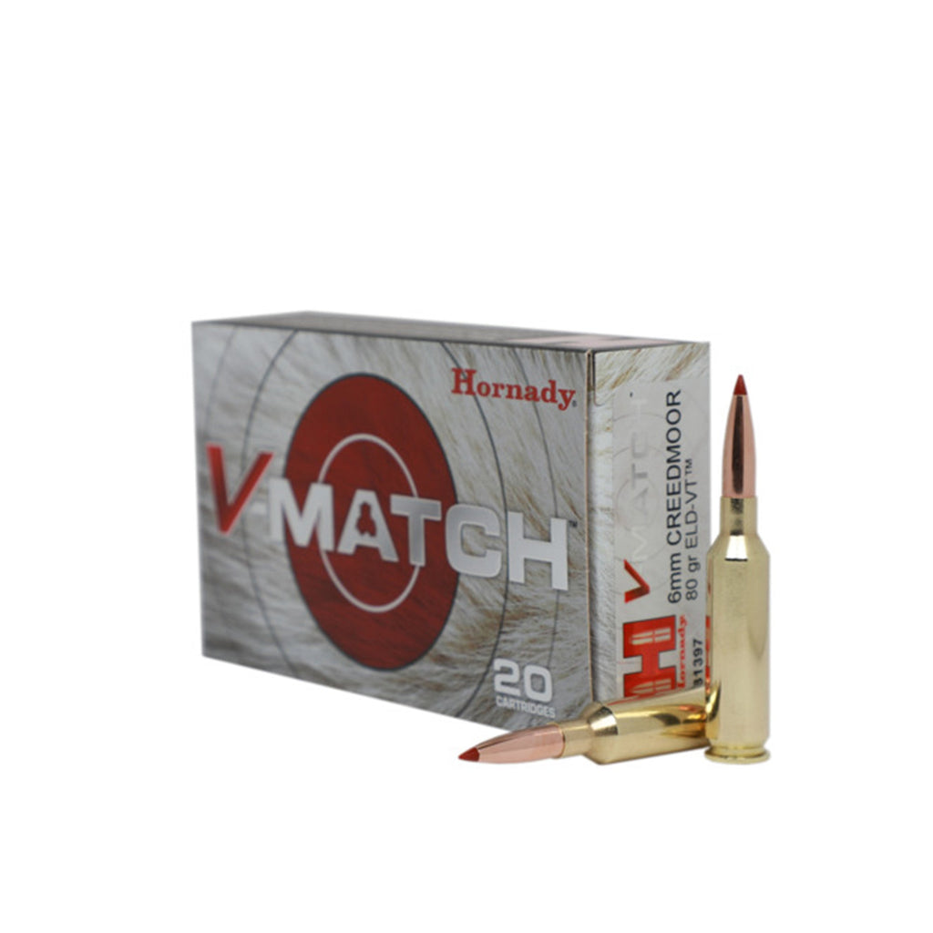 6mm Creedmoor 80gr ELD-VT
