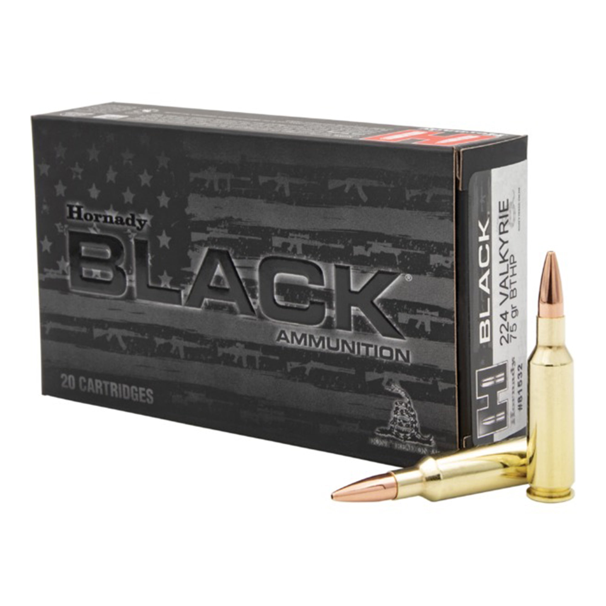224 Valkyrie 75gr BTHP Black