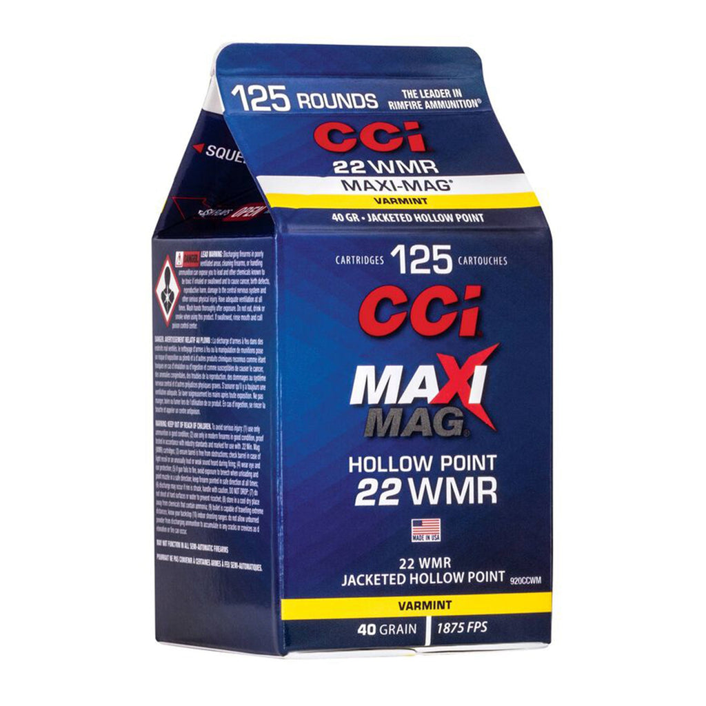 22 WMR Maxi Mag 40Ggr HP 1875fps