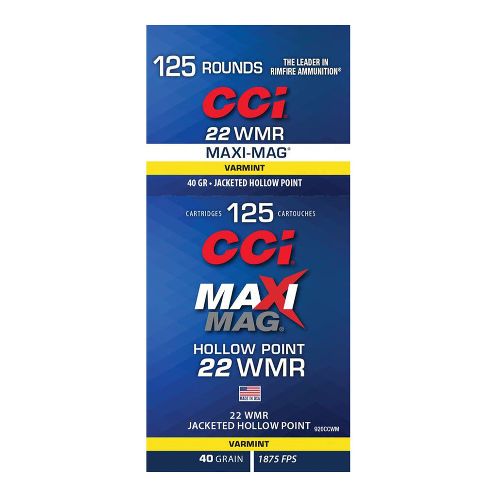 22 WMR Maxi Mag 40Ggr HP 1875fps