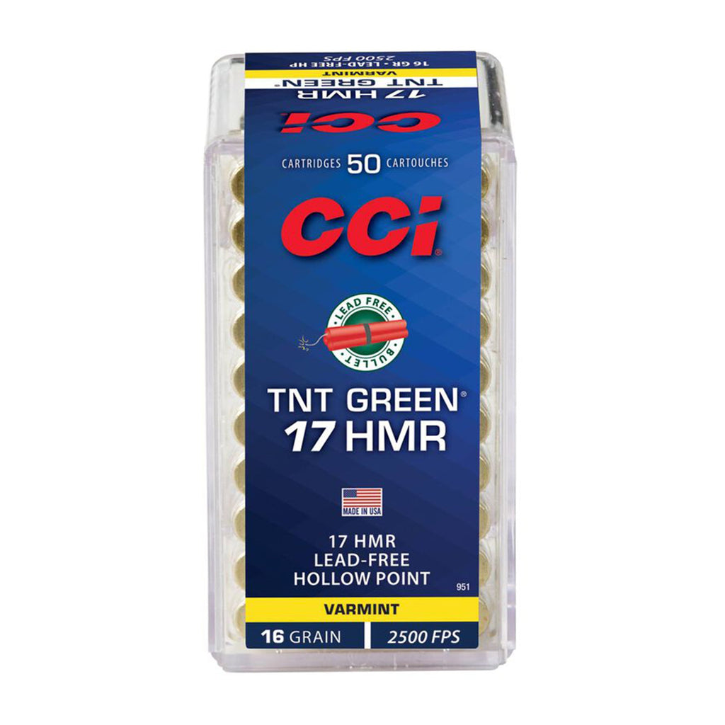 17 HMR TNT Green 16gr HP 2500fps