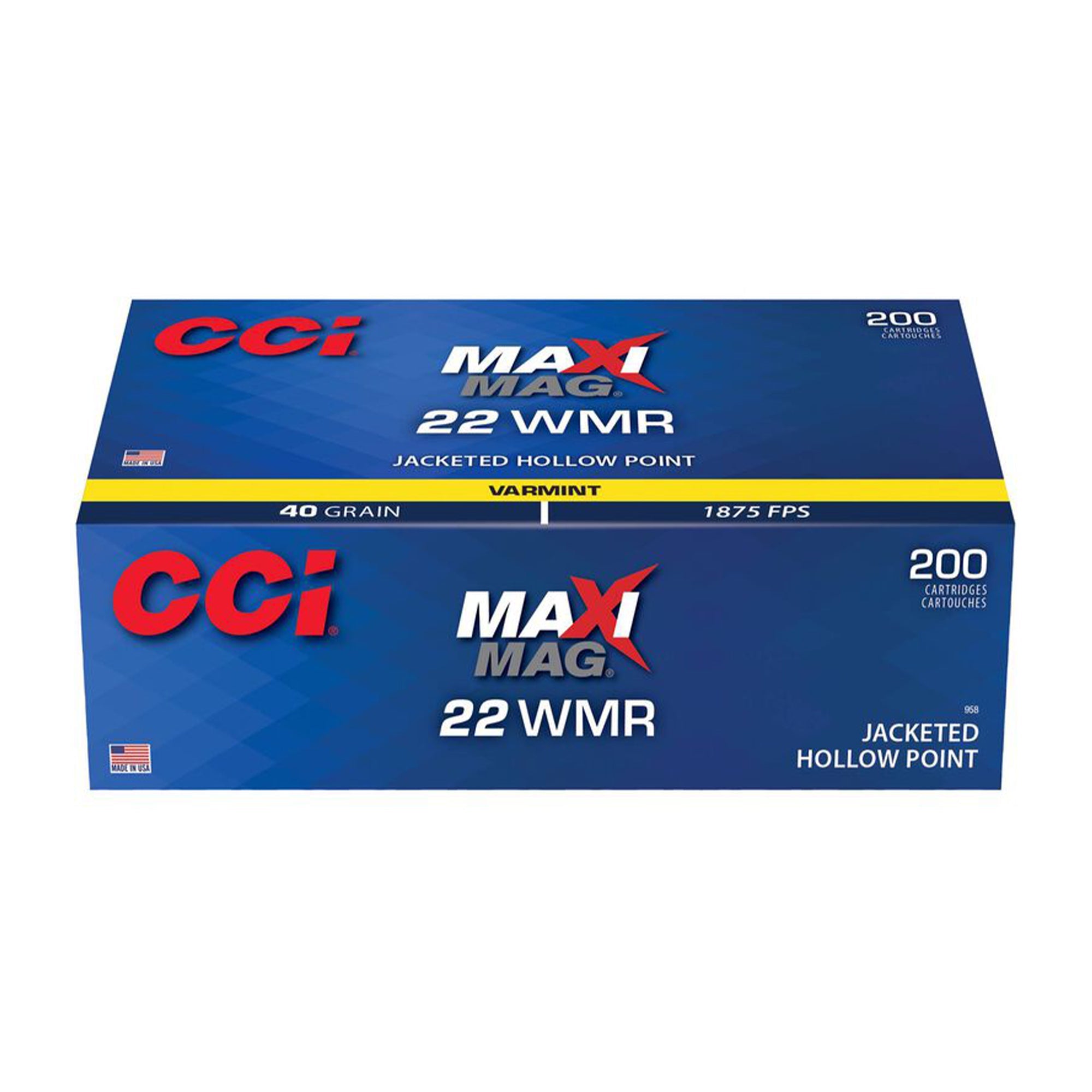 22 WMR Maxi Mag 40gr HP