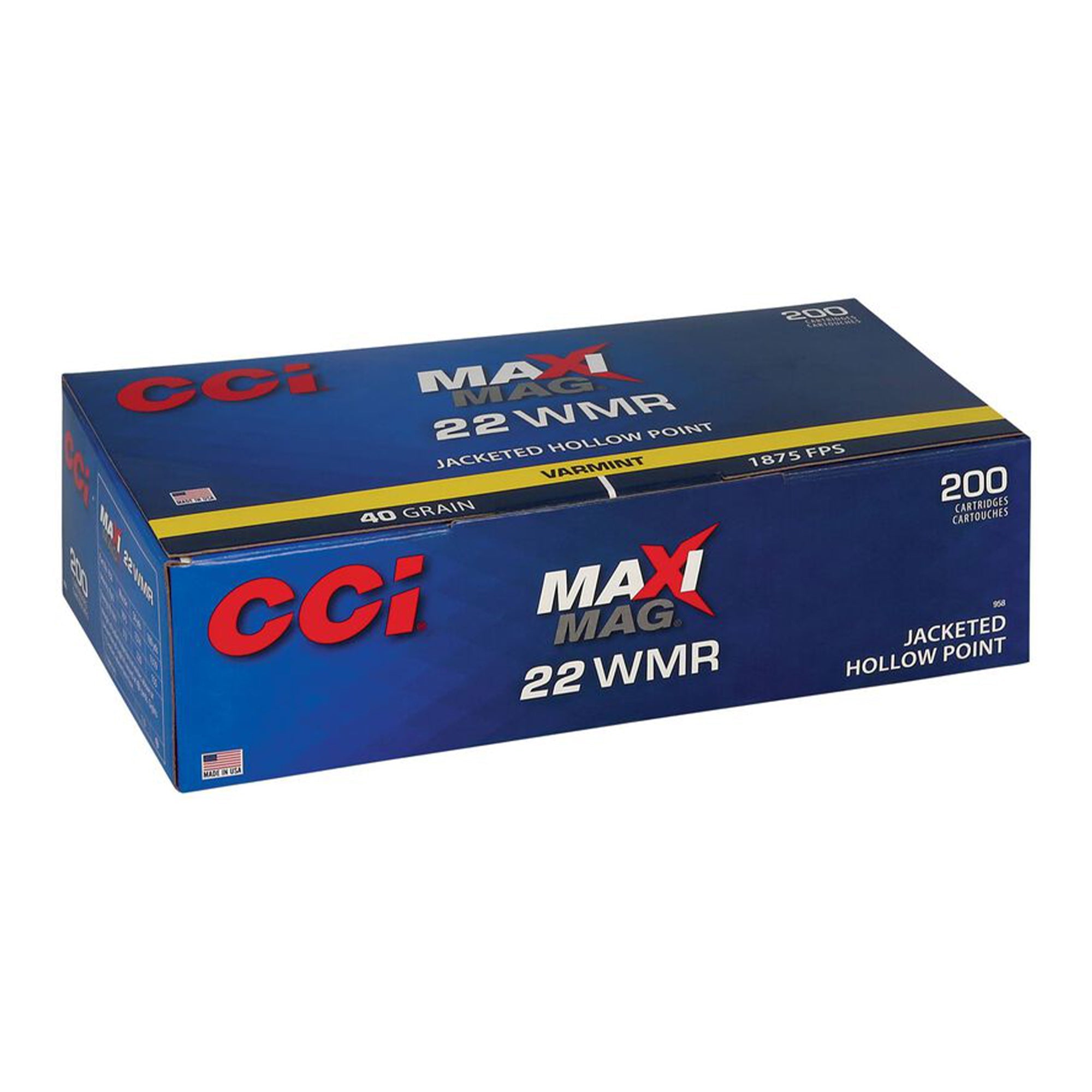 22 WMR Maxi Mag 40gr HP