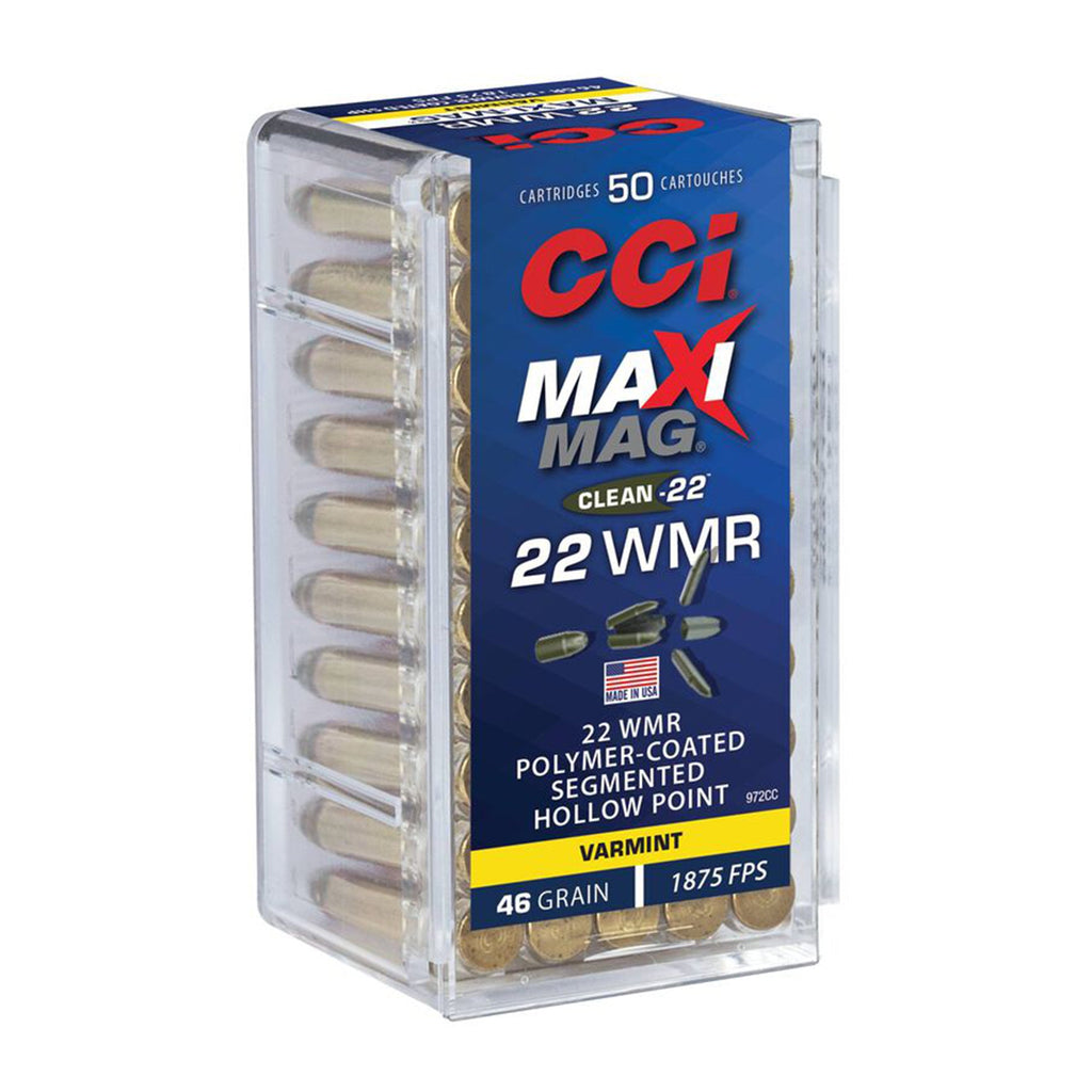 22 WMR Maxi Mag 46gr Segmented HP 1845fps