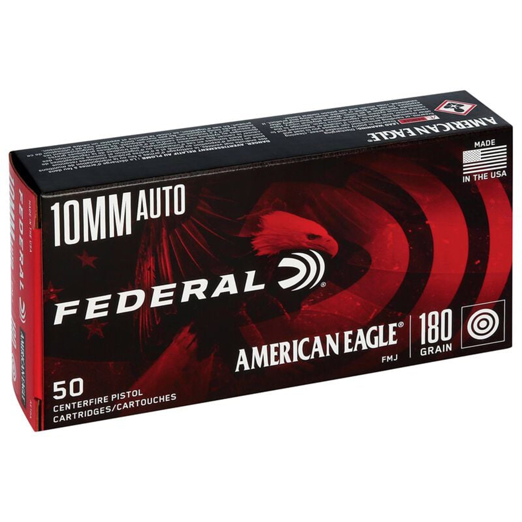 10mm Auto 180gr FMJ American Eagle
