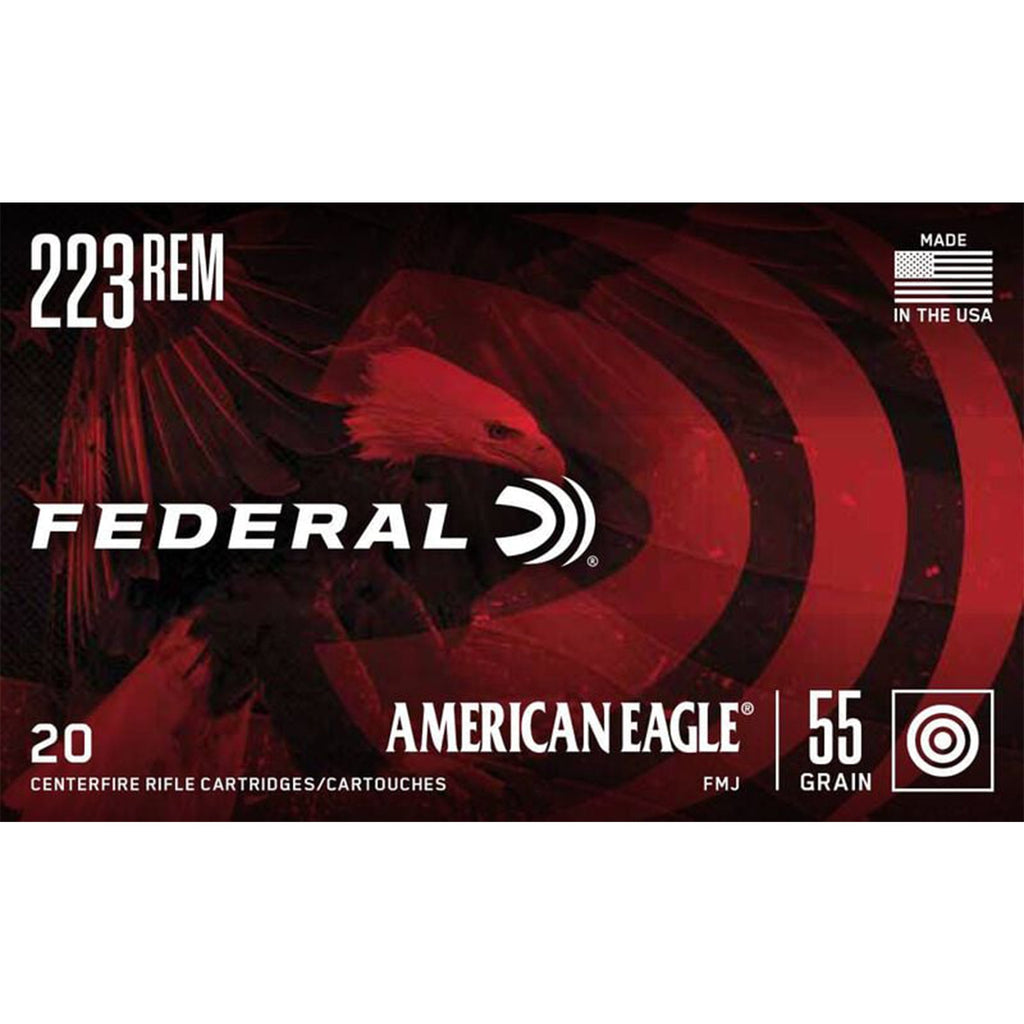 223 Rem 55gr FMJ American Eagle