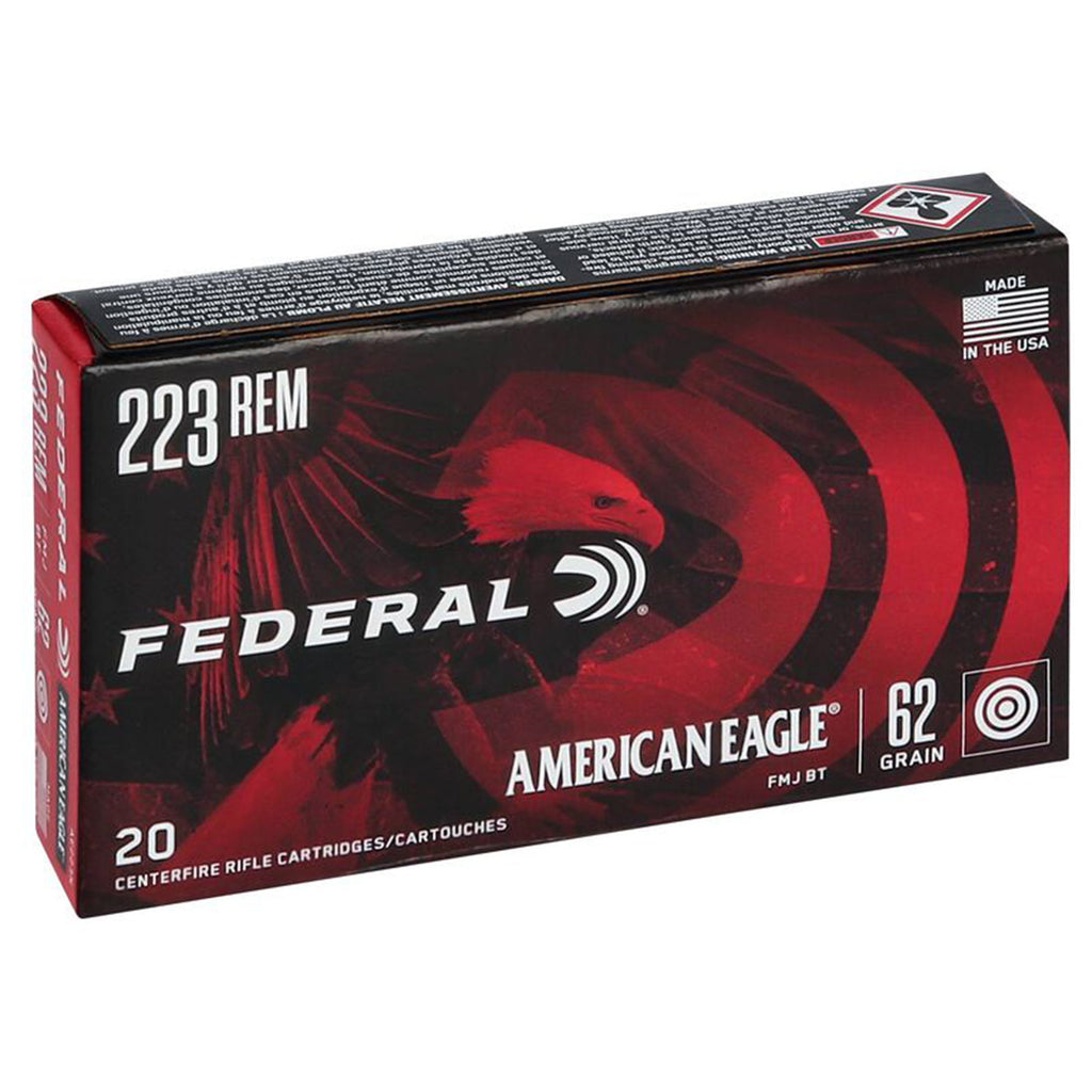223 Rem 62gr FMJ American Eagle