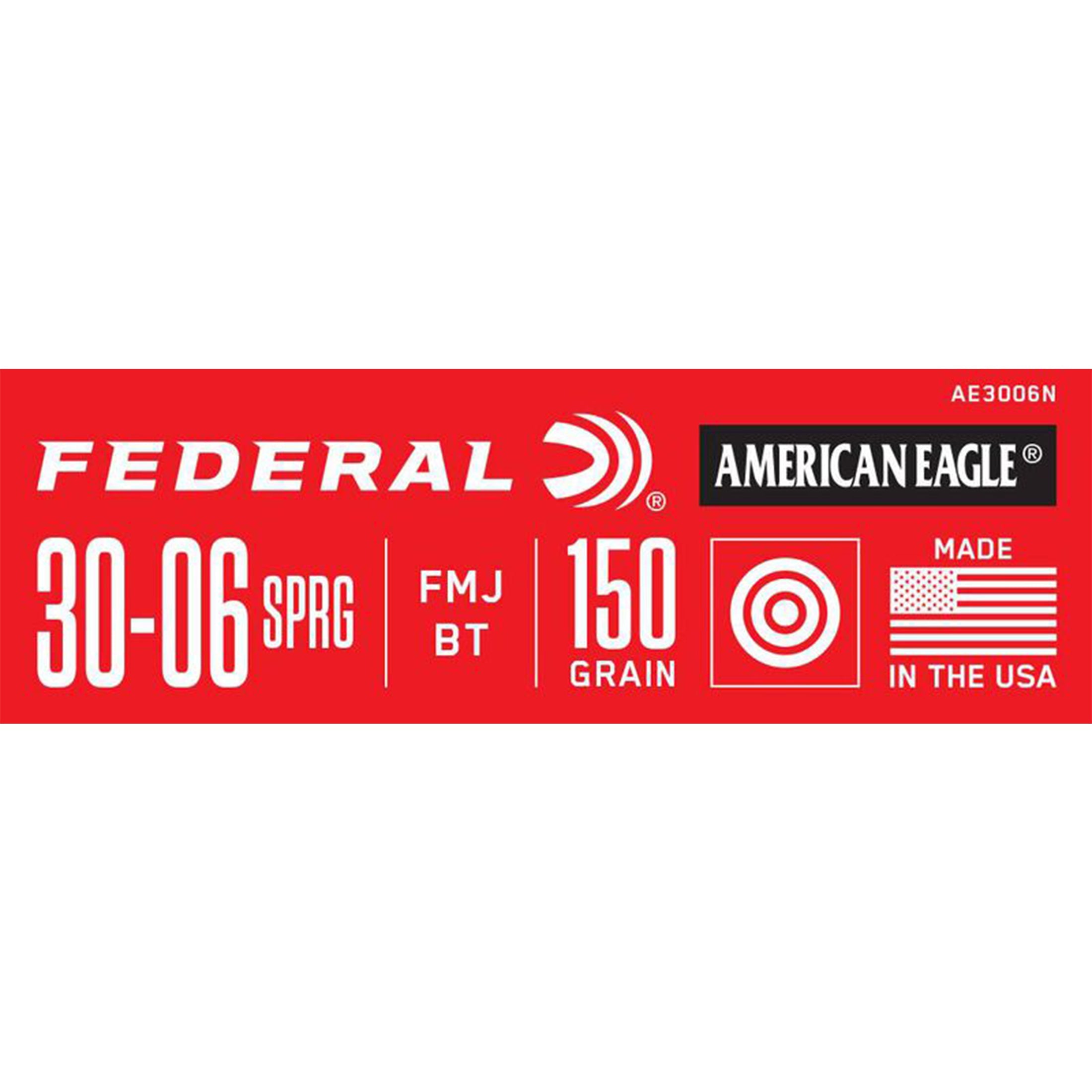 30-06 SPr 150gr FMJ American Eagle