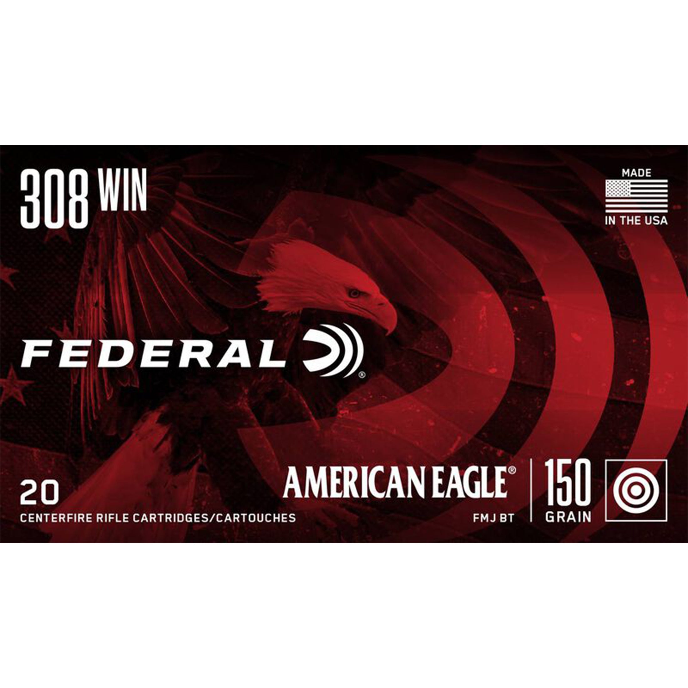 308 Win 150gr FMJ American Eagle