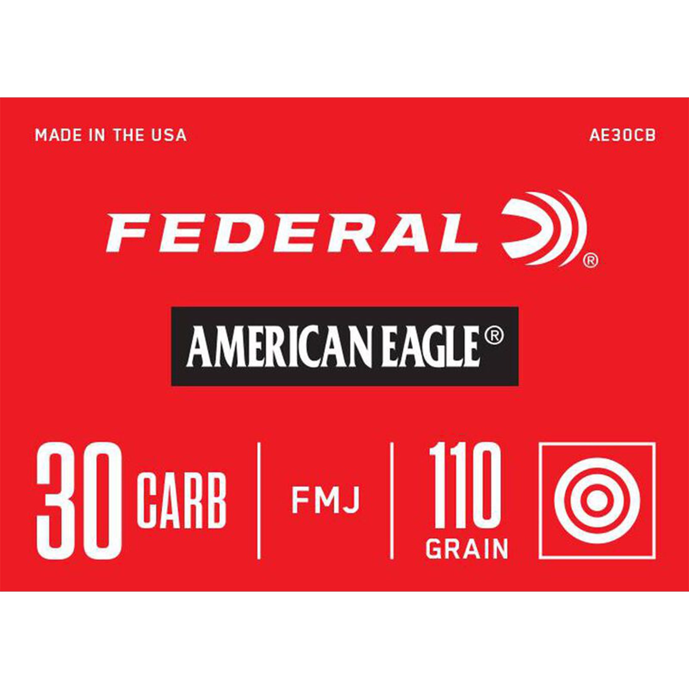 30 M1 Carbine 110gr FMJ American Eagle