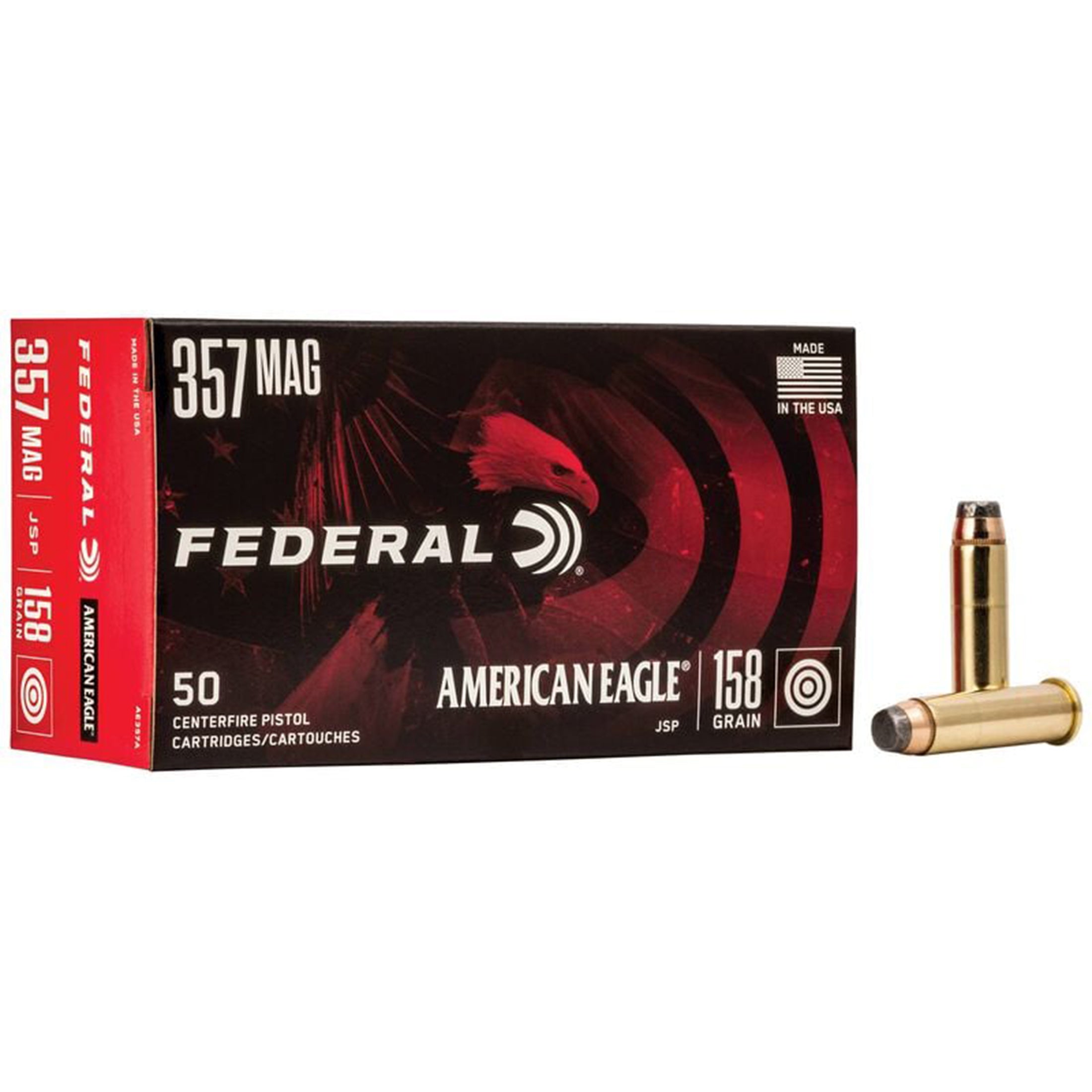 357 Mag 158gr JSP American Eagle