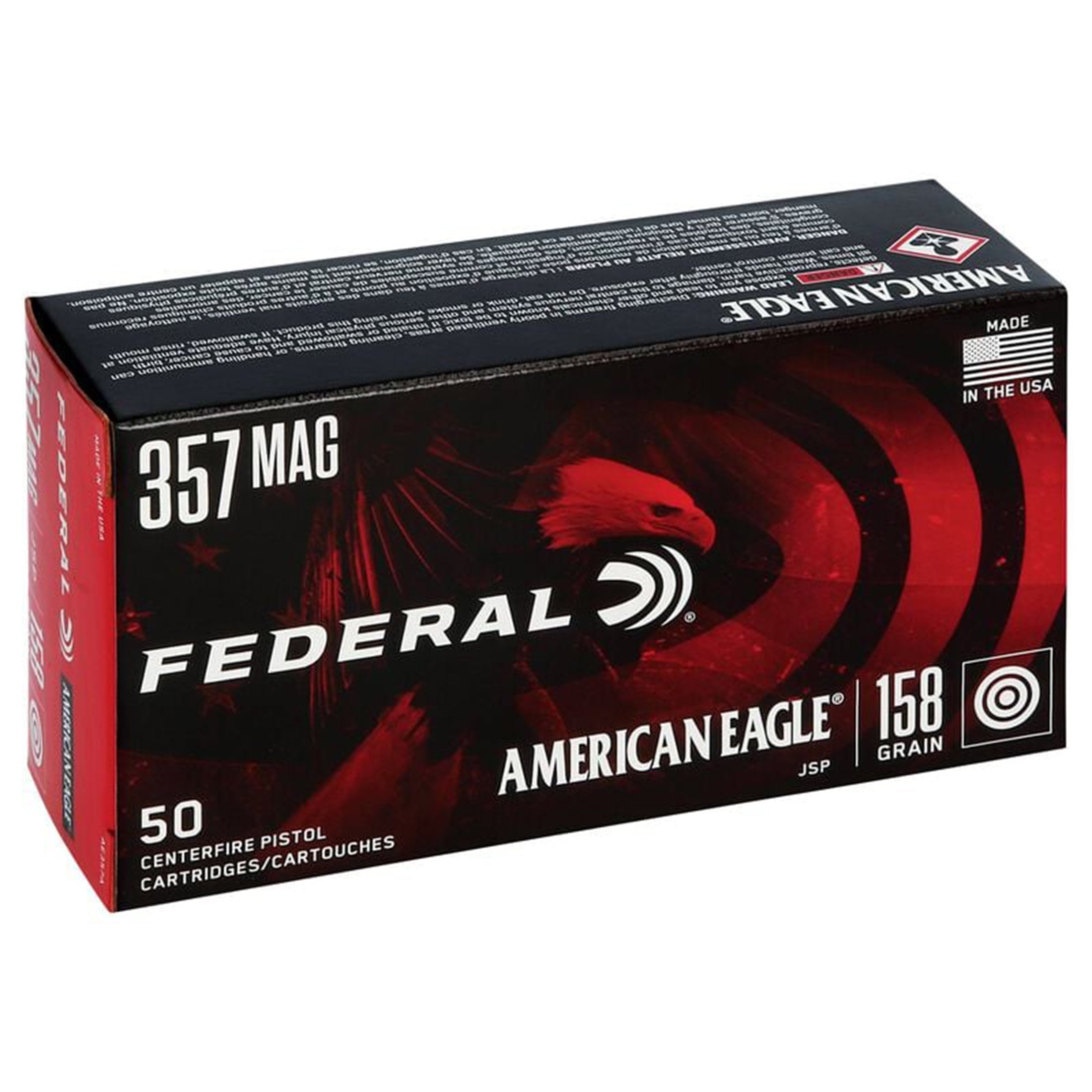 357 Mag 158gr JSP American Eagle