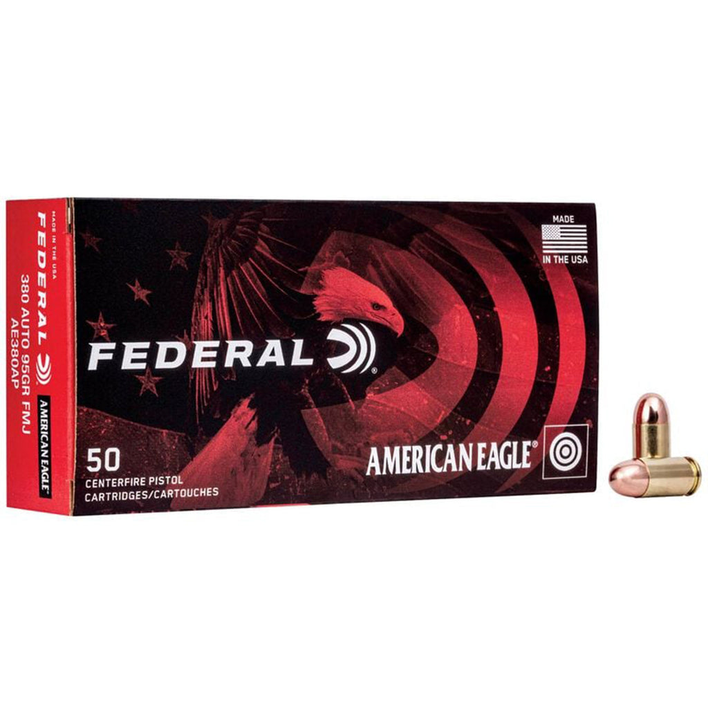 380 Auto 95gr FMJ American Eagle