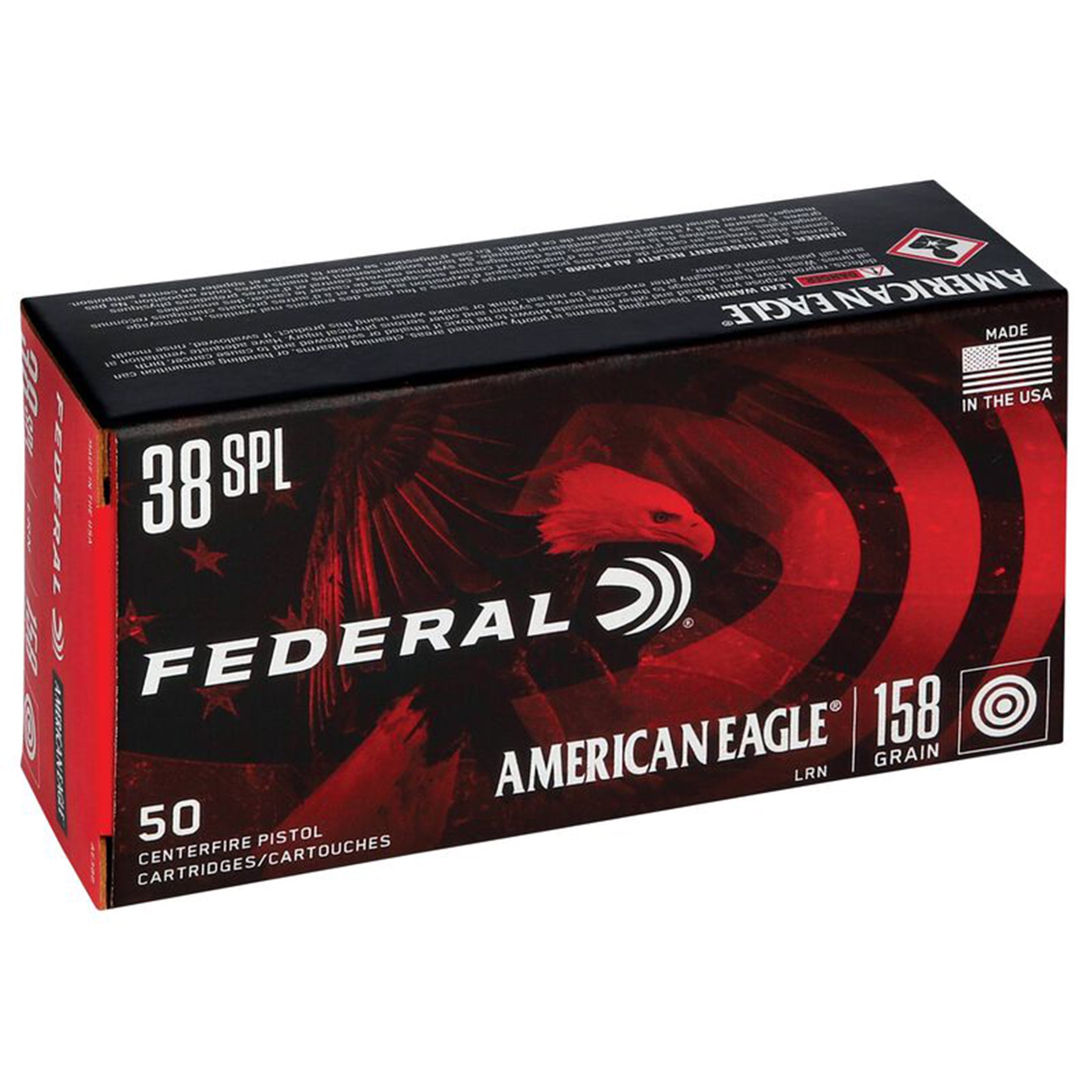 38 SPl 158gr Lead RN American Eagle