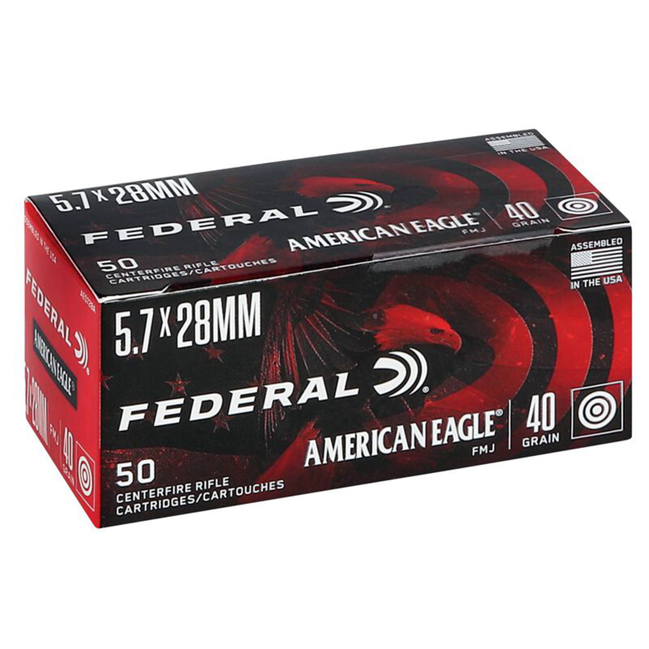 5.7X28 40gr FMJ American Eagle