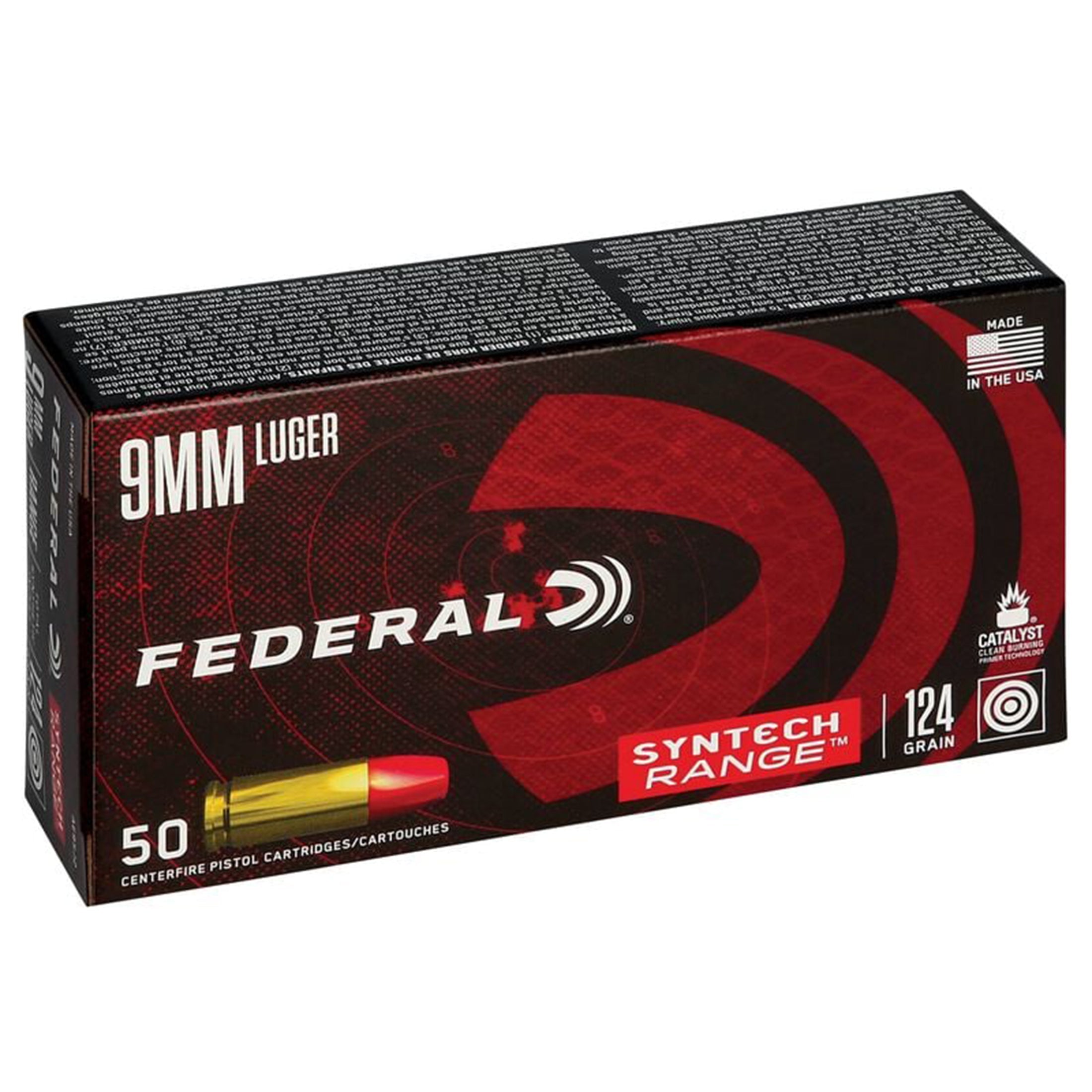 9mm Luger 124gr TSJ Syntech Jacket American Eagle