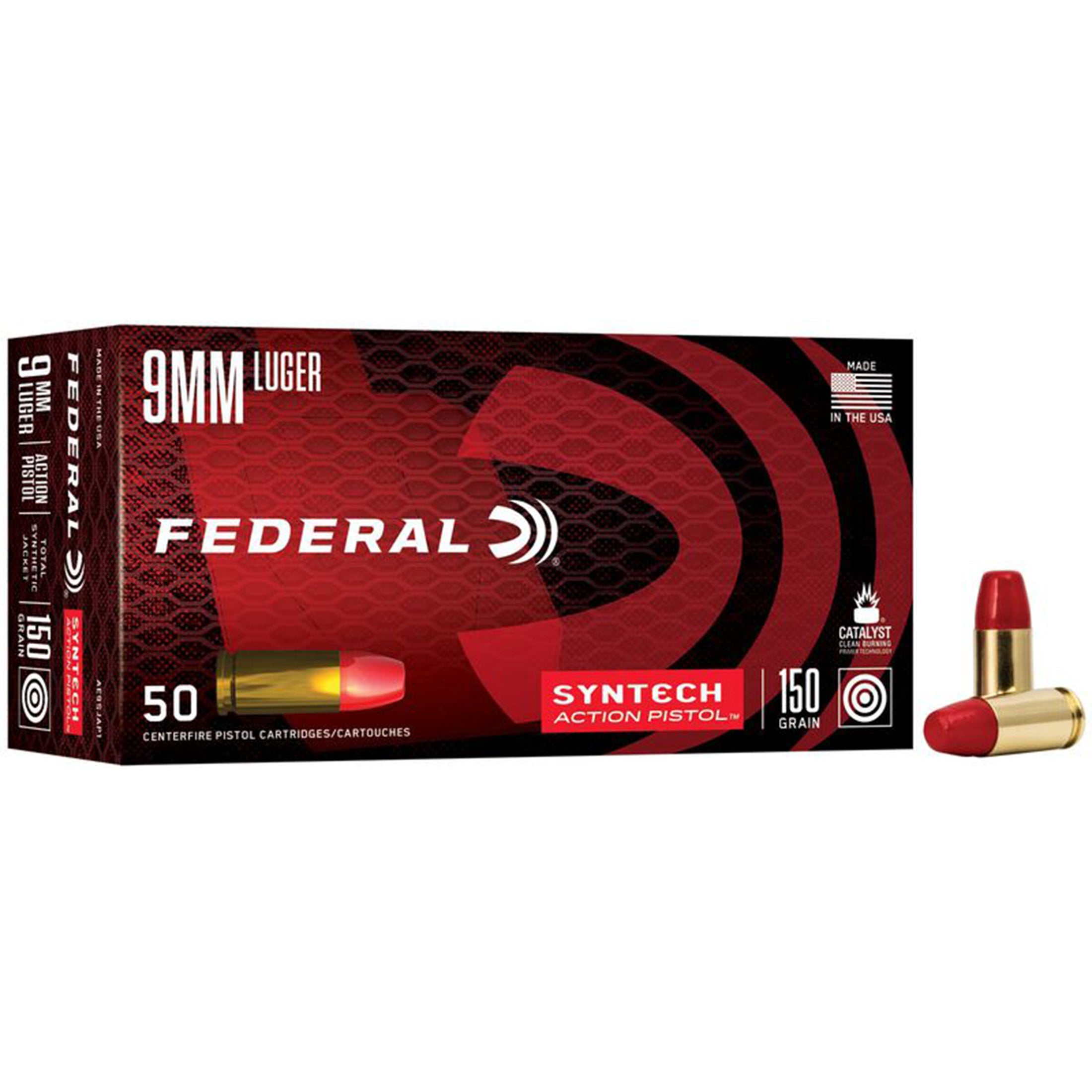 9mm Luger 150gr TSJ Syntech Jacket American Eagle