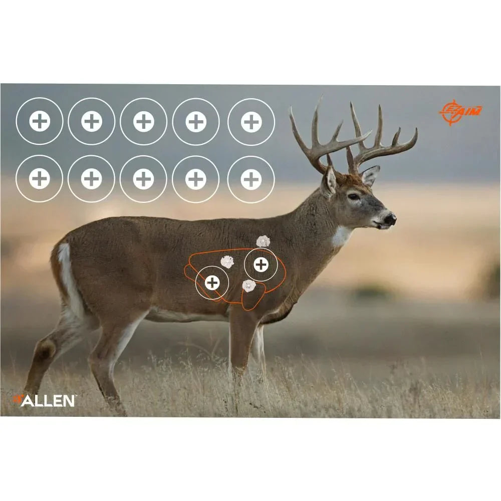 ez-aim-paper-targets-25x35"-Four Colour Coyote (2 Pack)-