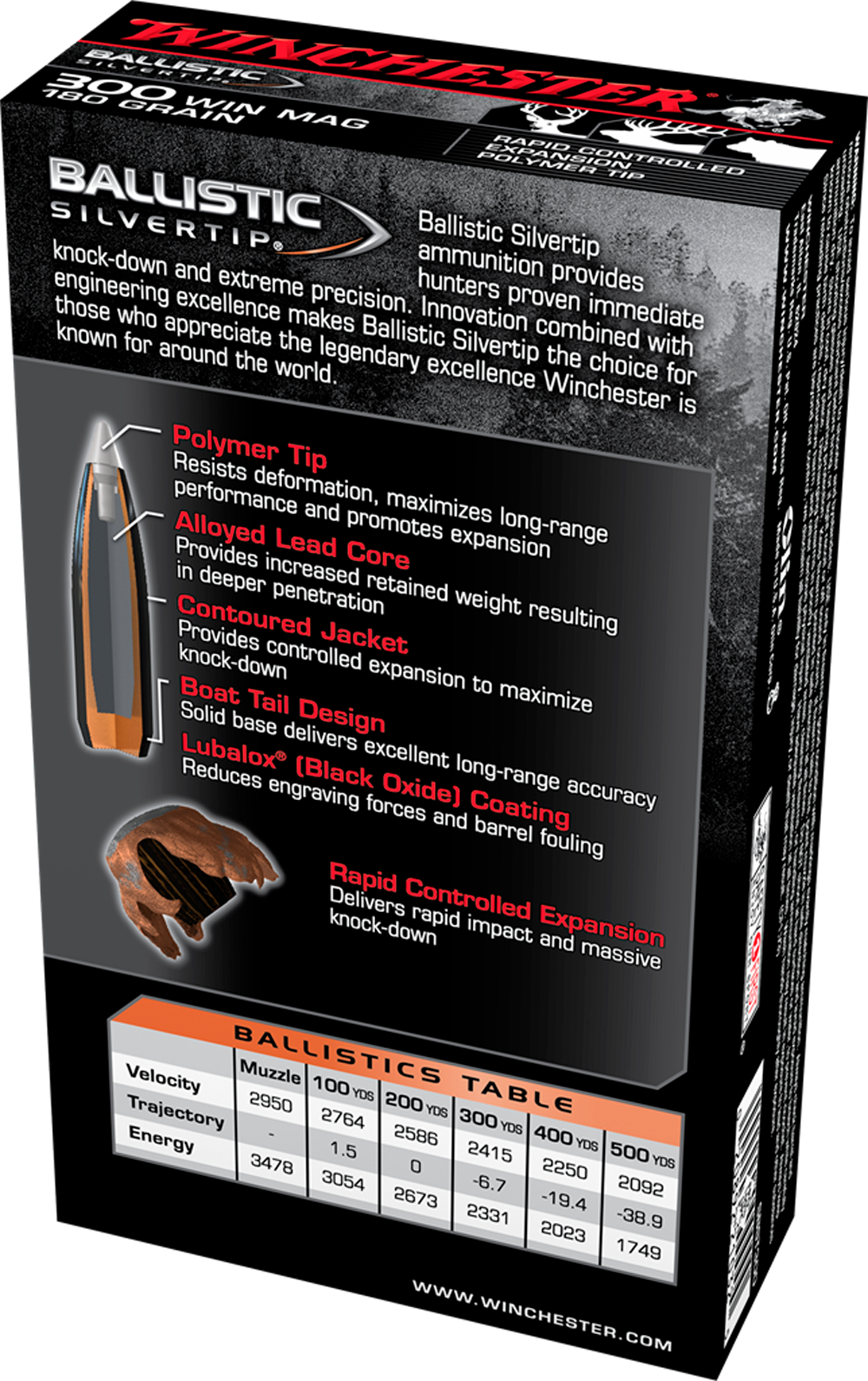 ballistic-st-300wm-180gr-pt